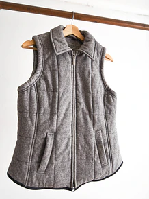 Chaqueta vest lana Esprit vintage