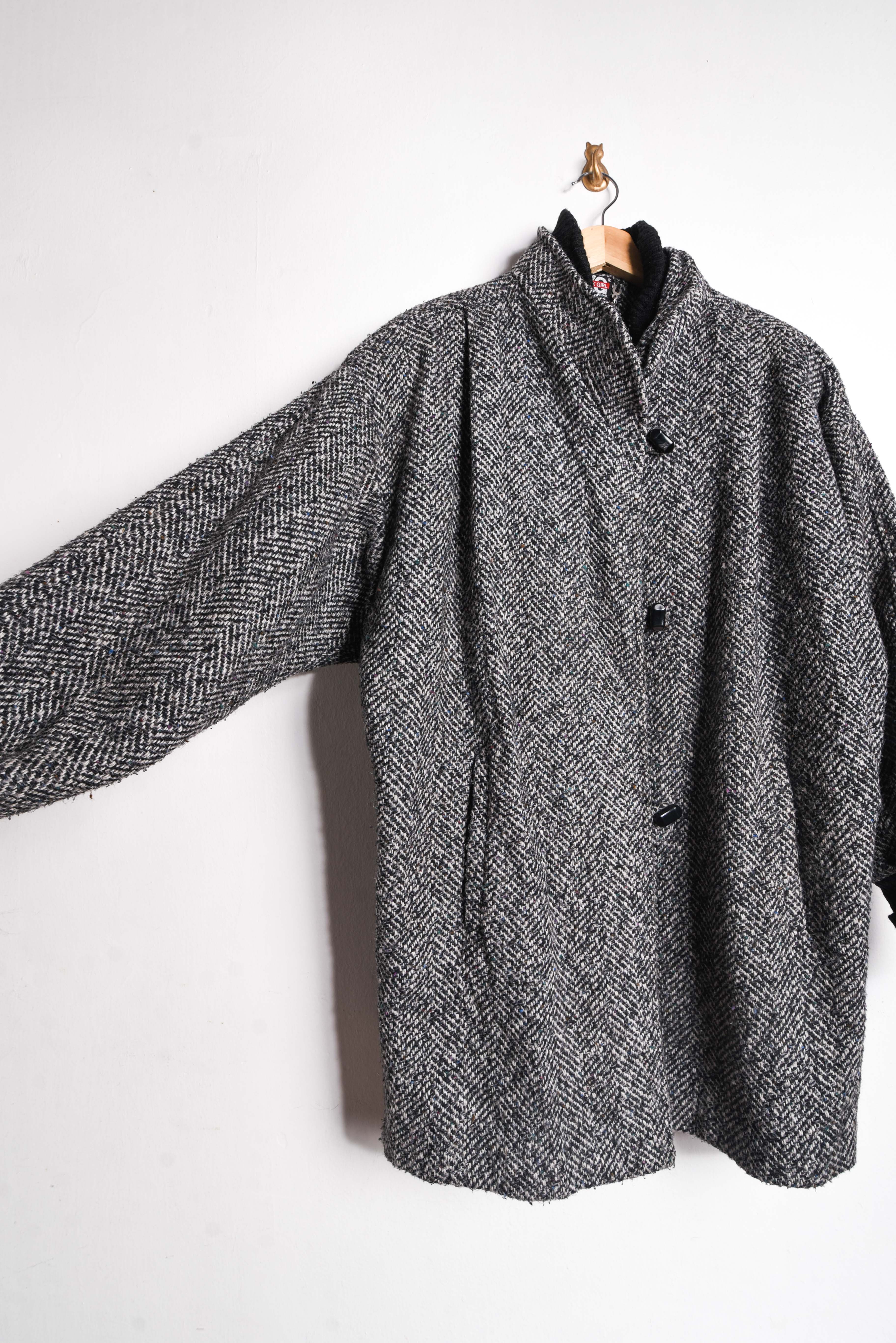 Abrigo New York Girl vintage espiga