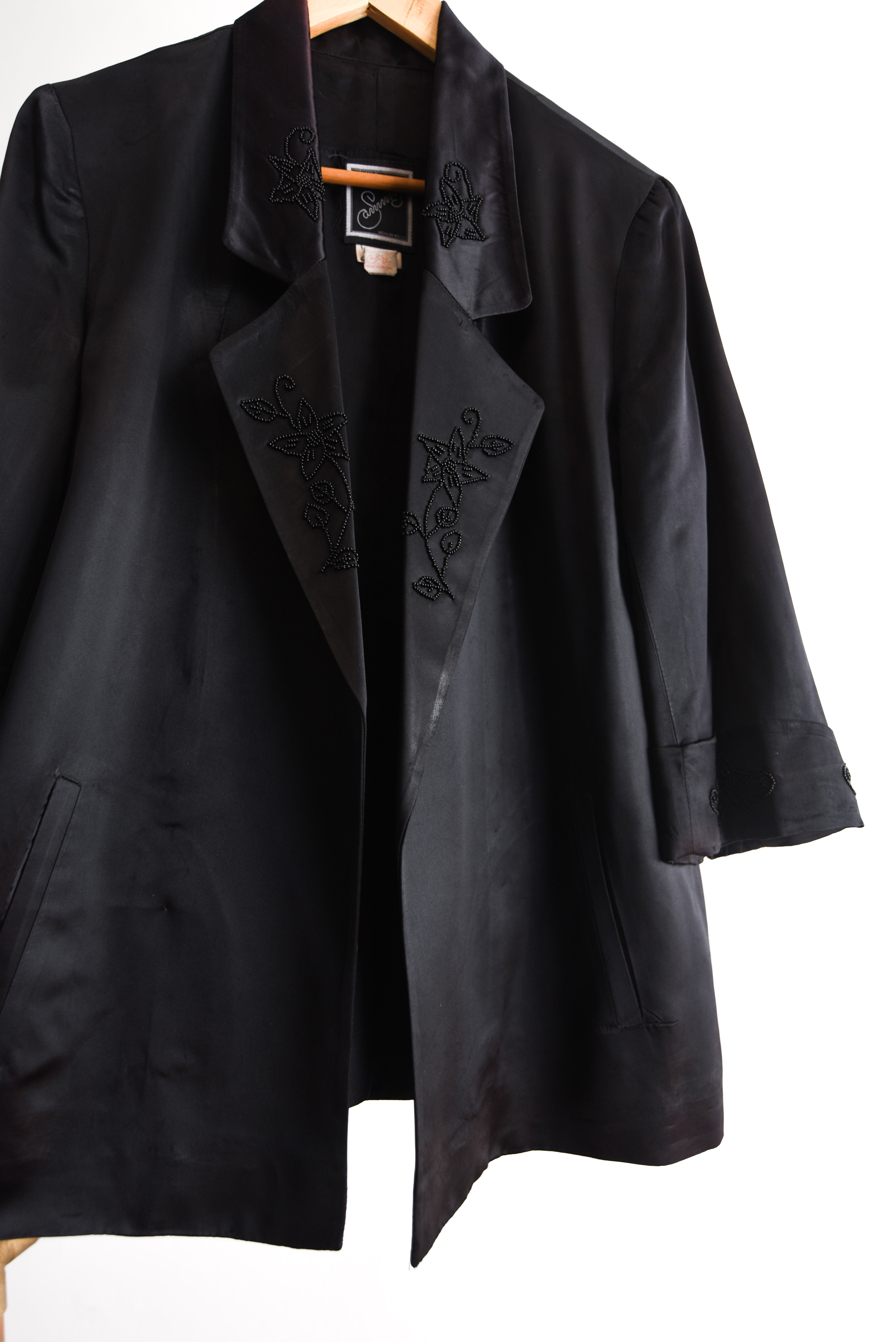 Blazer classy vintage satín