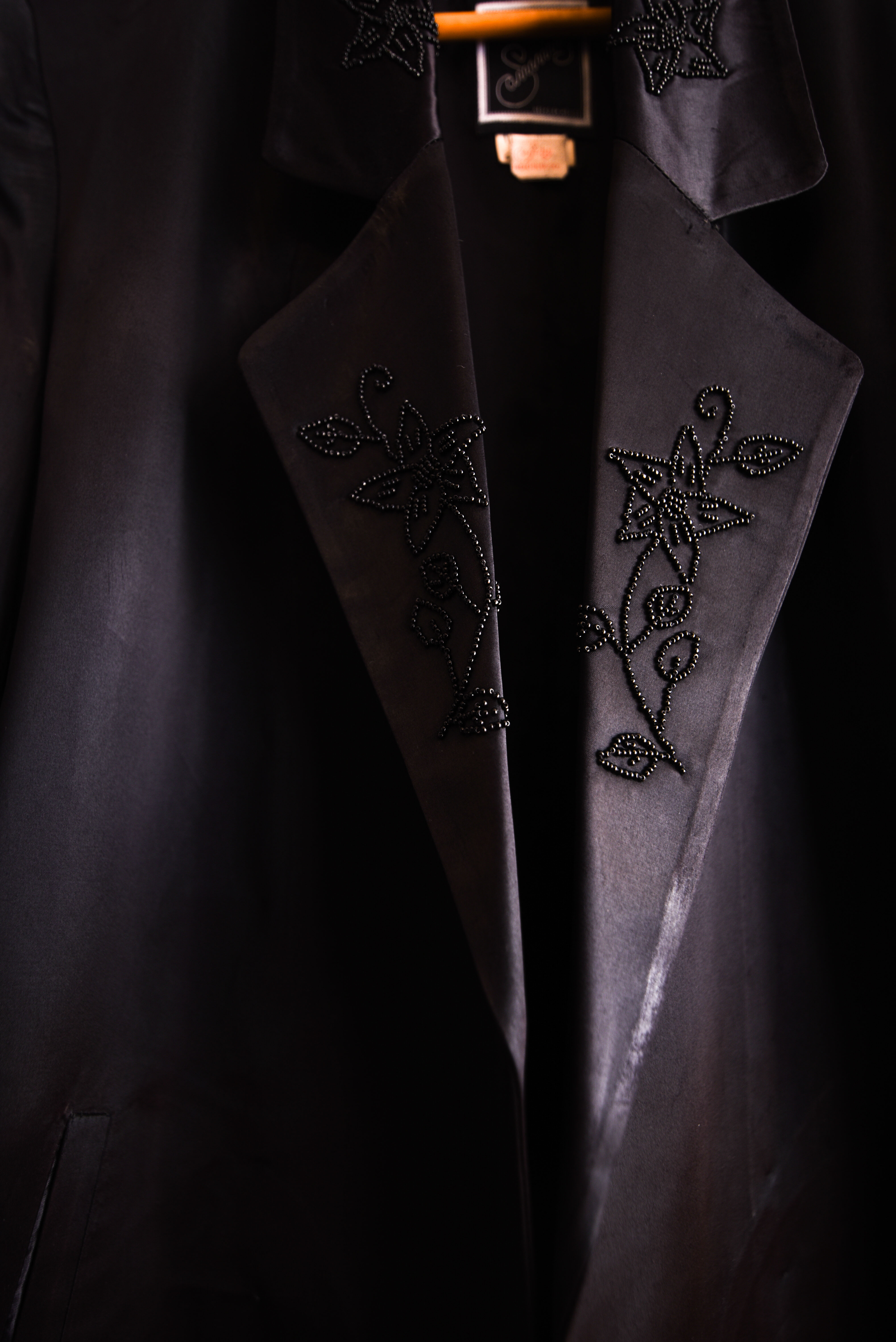 Blazer classy vintage satín