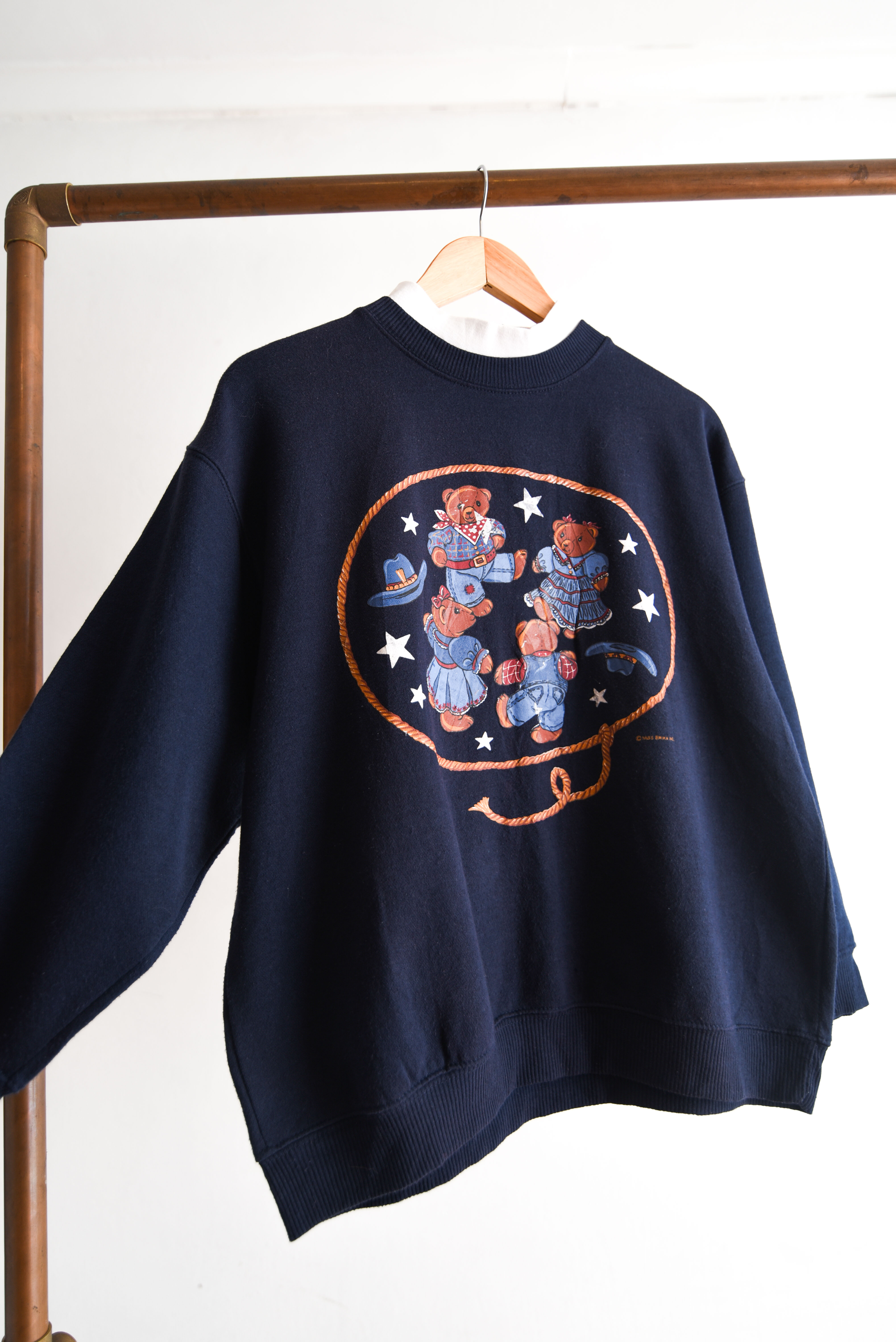 Polerón vintage ositos