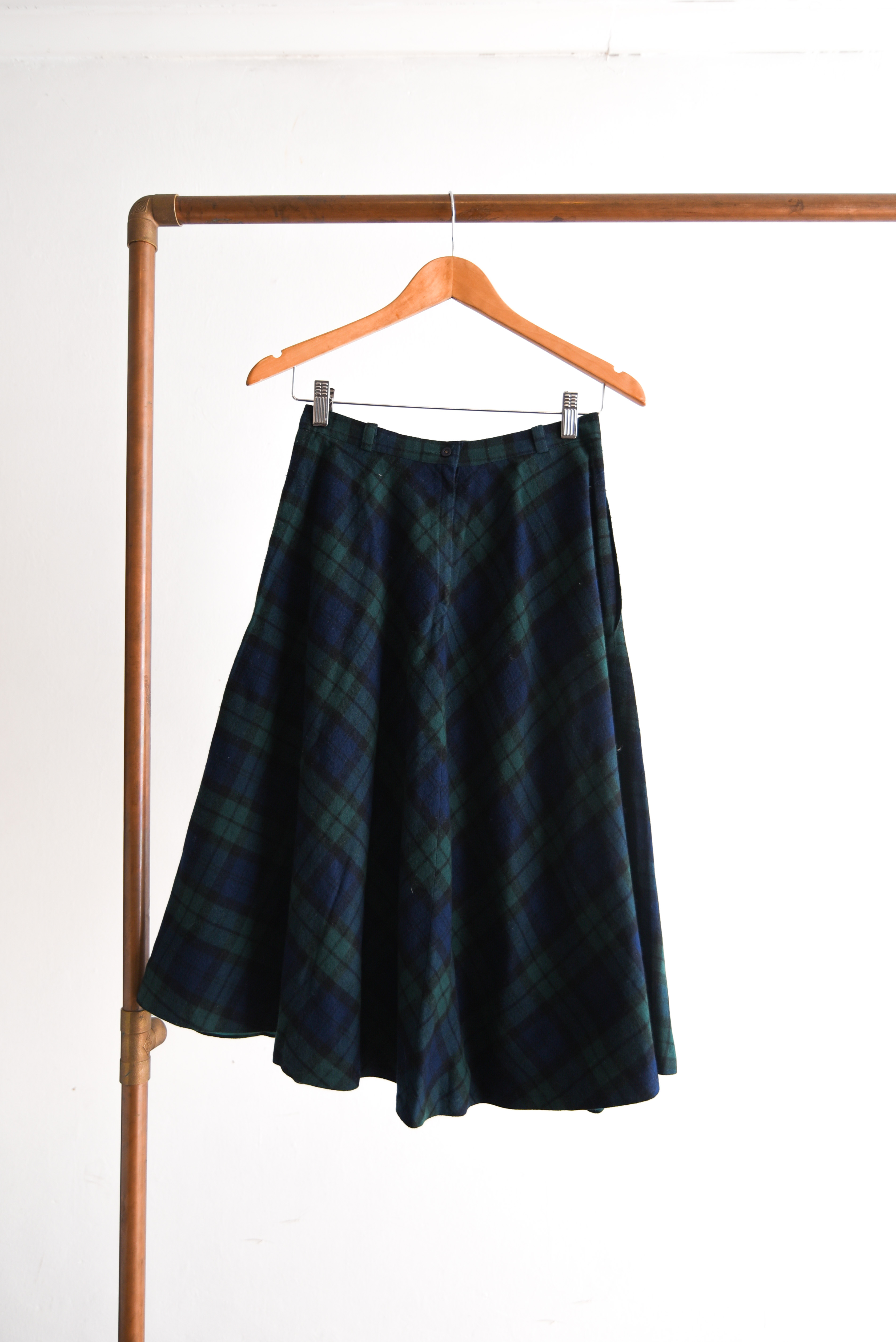 Falda tartán vintage made in Chile