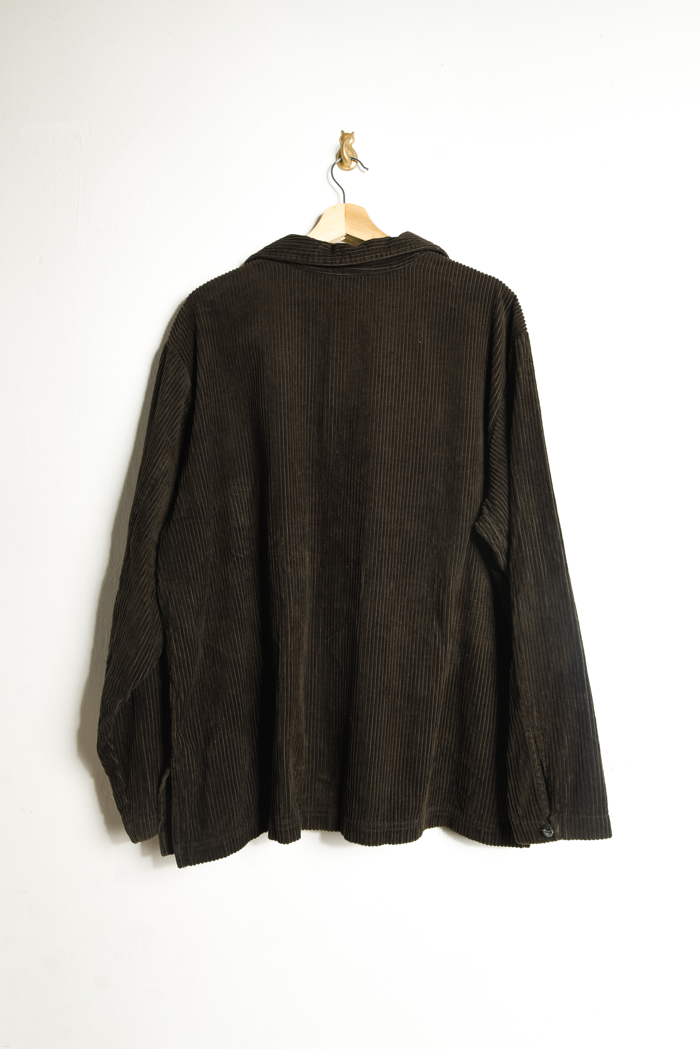 Chaqueta cotelé dark green 90s