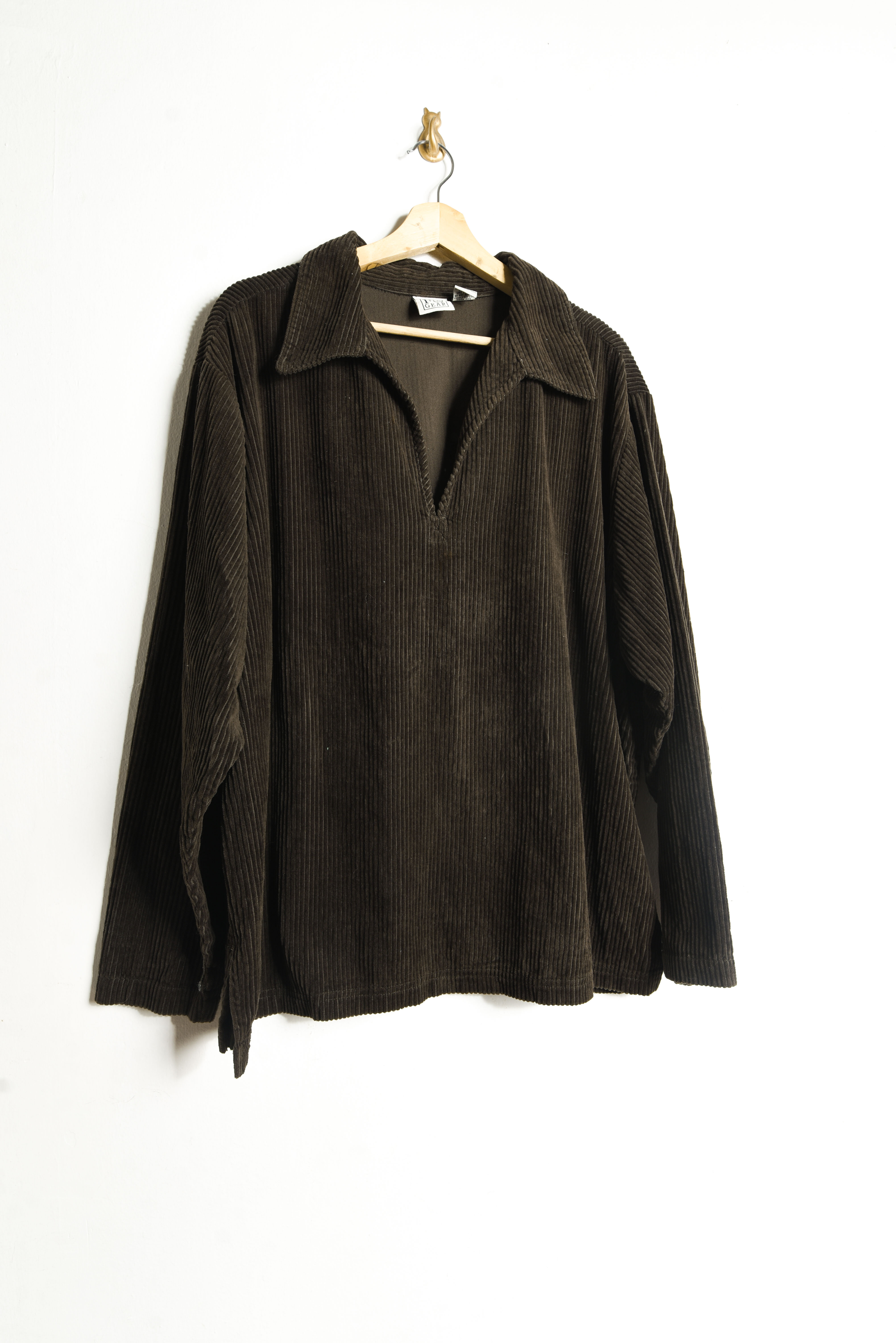 Chaqueta cotelé dark green 90s