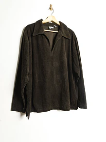 Chaqueta cotelé dark green 90s