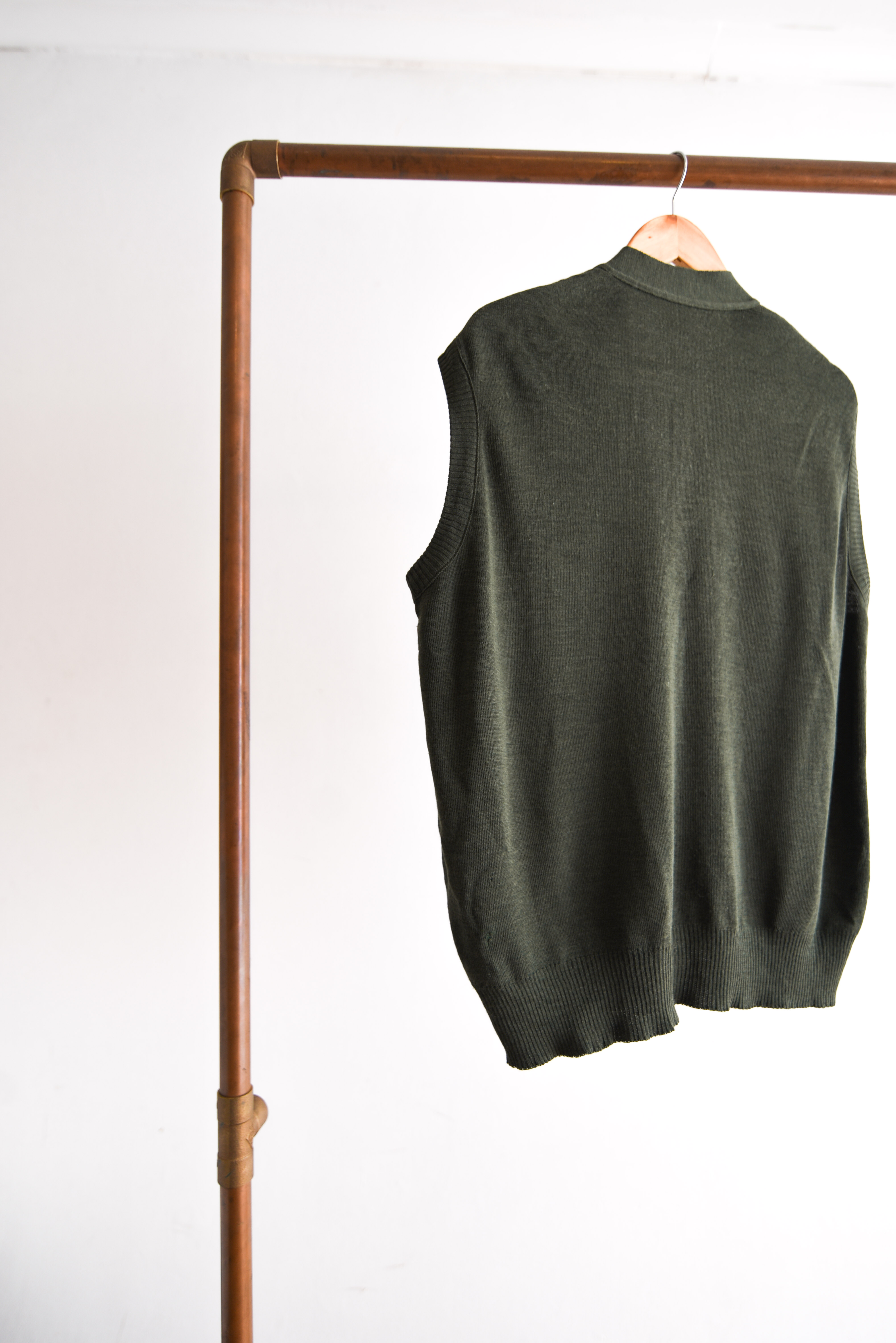Sweater vest verde vintage