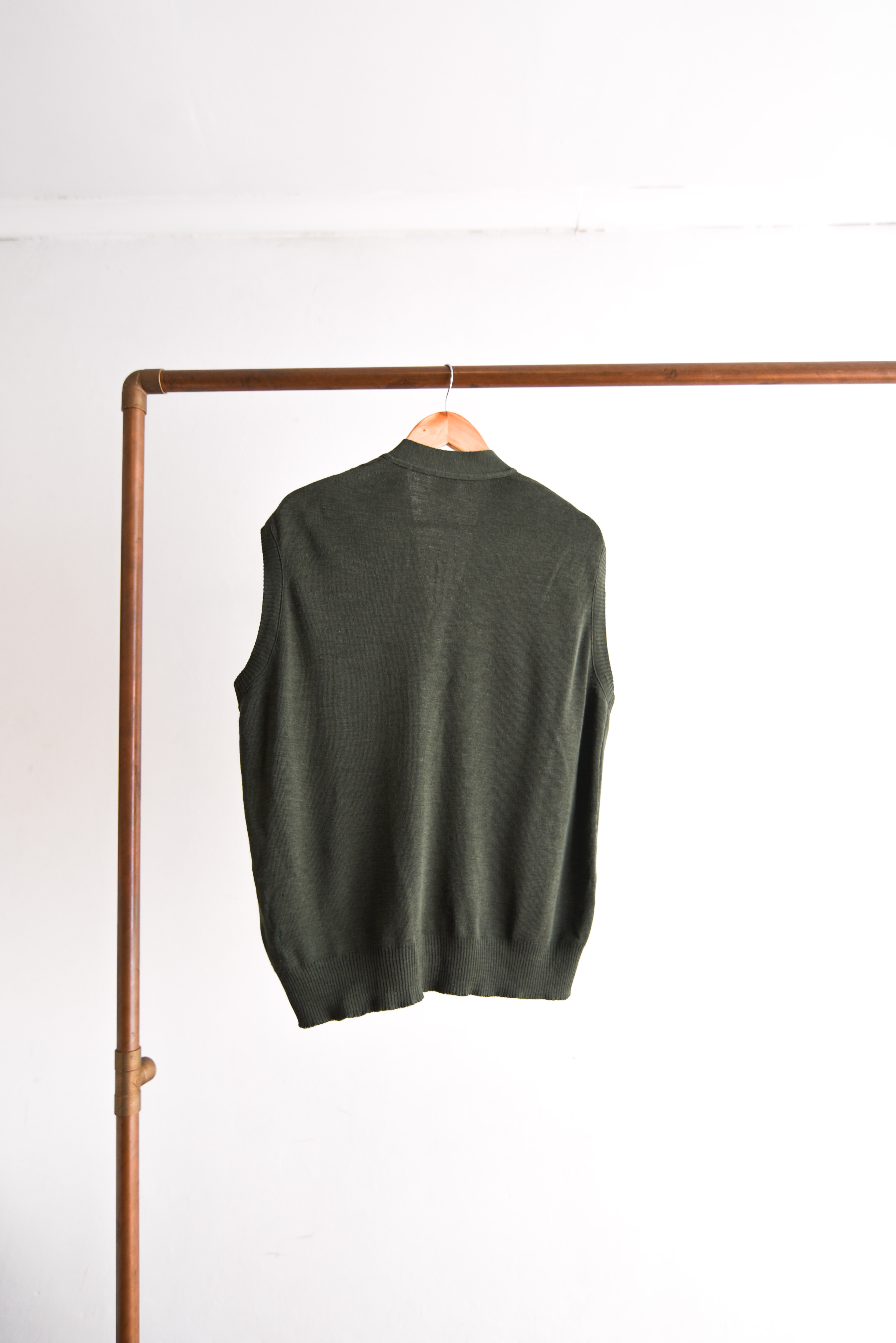 Sweater vest verde vintage