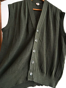 Sweater vest verde vintage