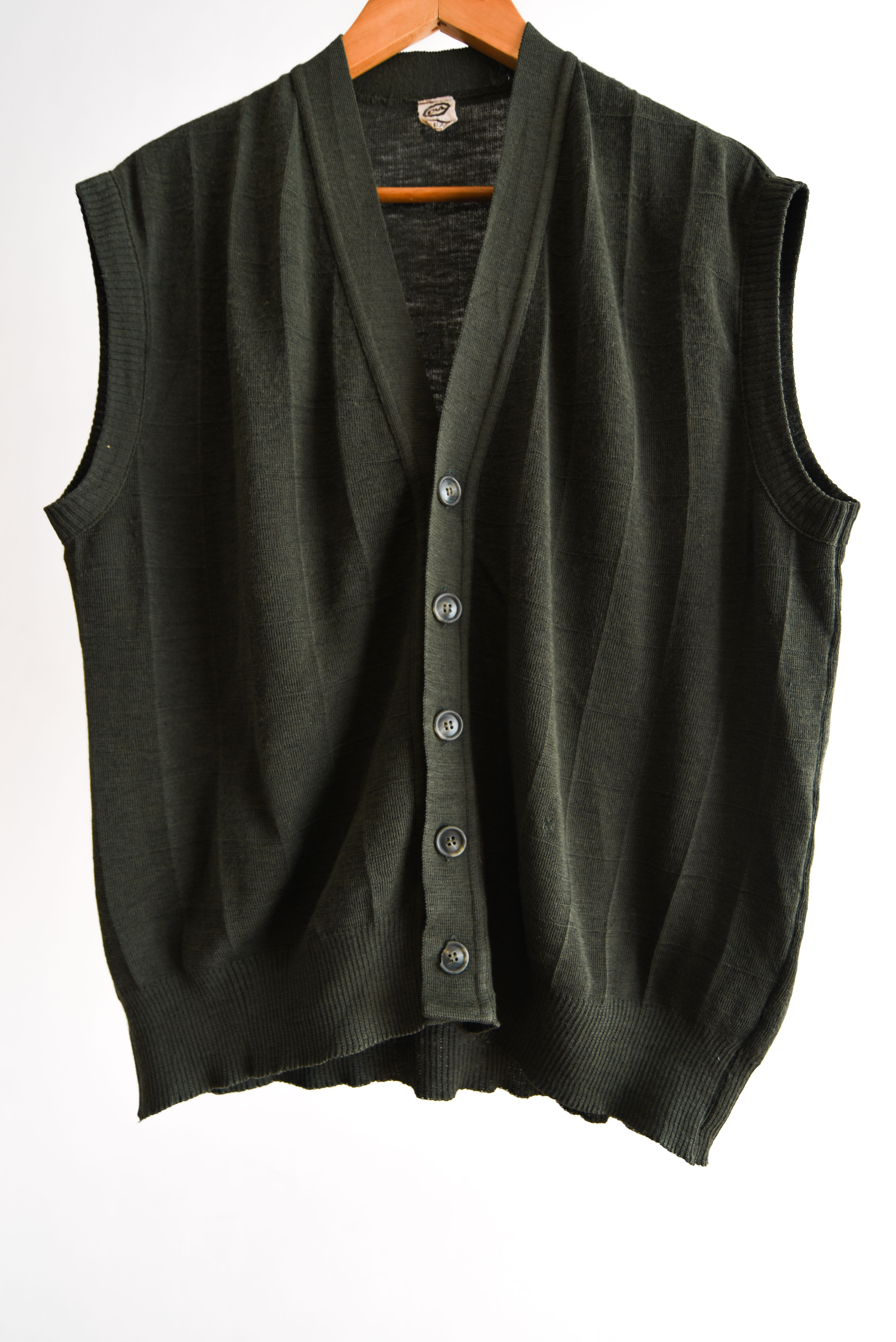 Sweater vest verde vintage