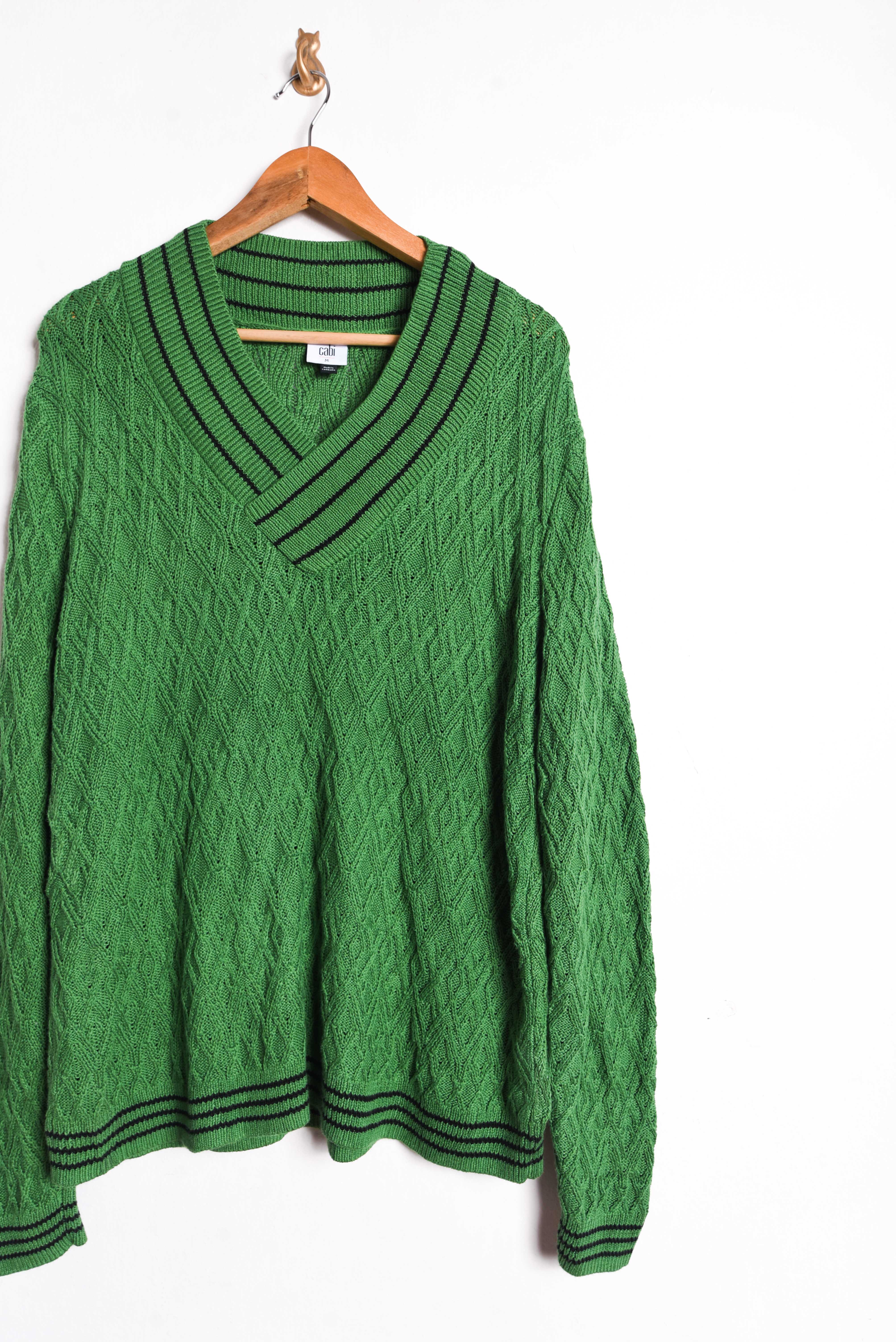 Chaleco verde y negro