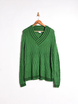 Chaleco verde y negro