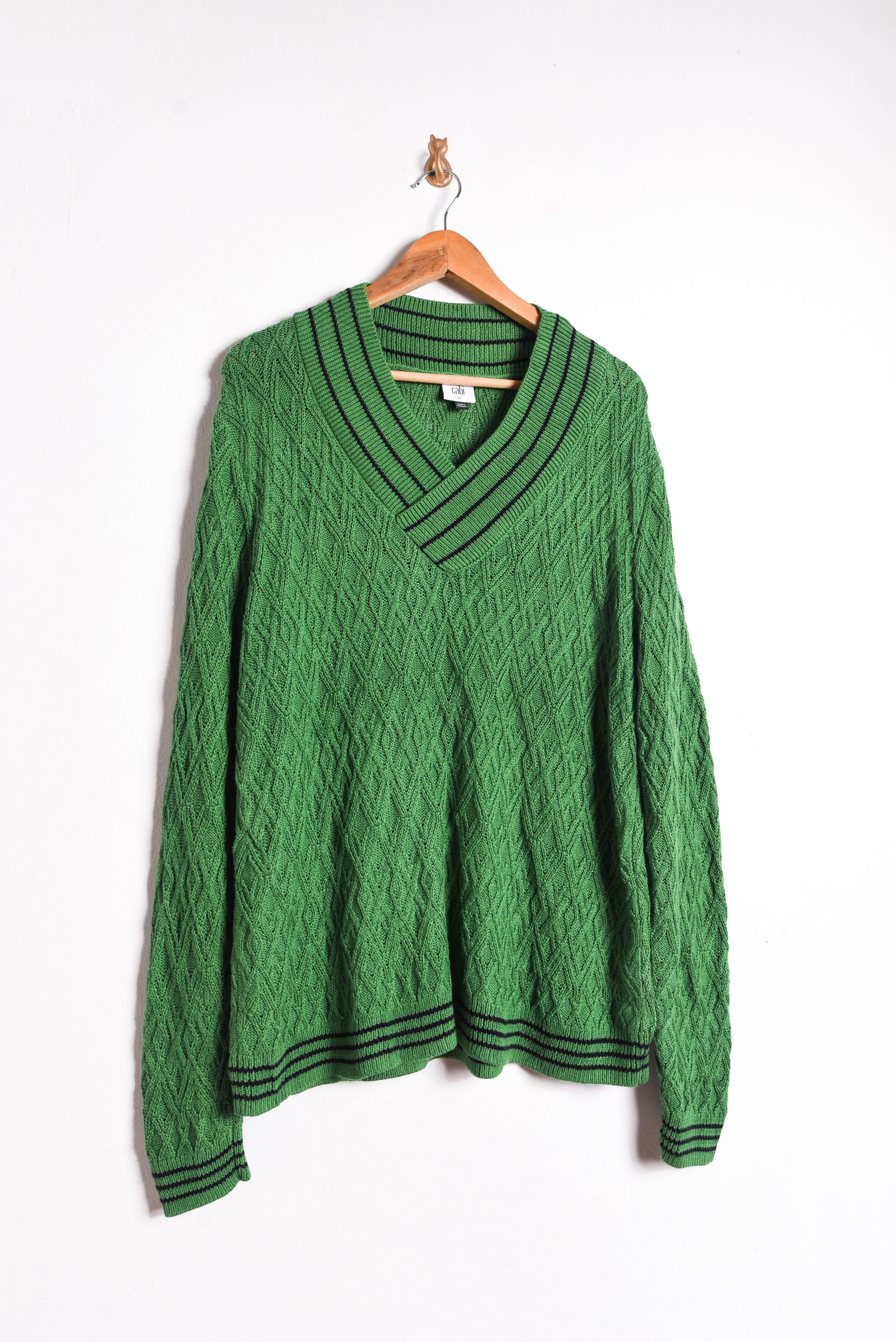 Chaleco verde y negro