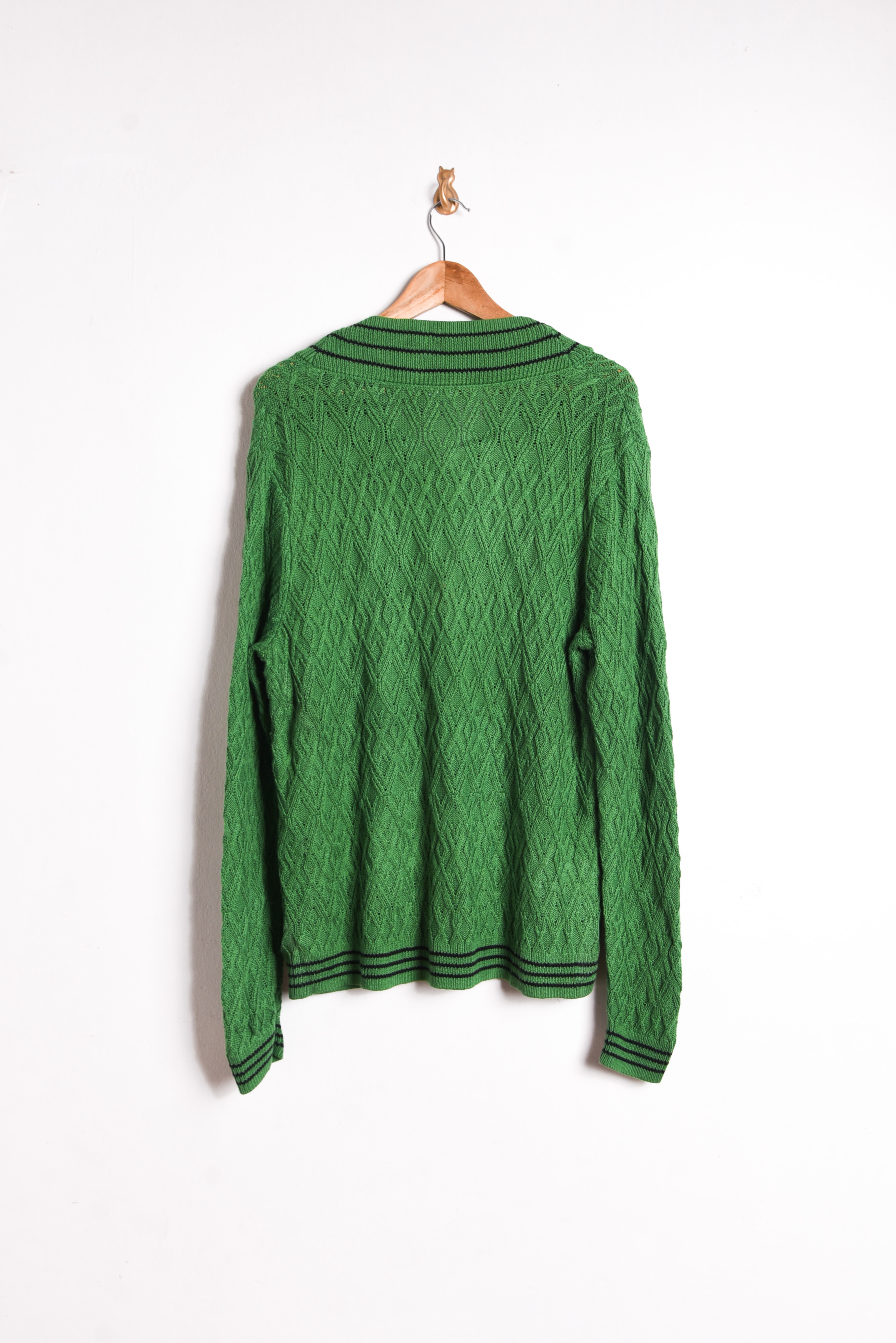 Chaleco verde y negro