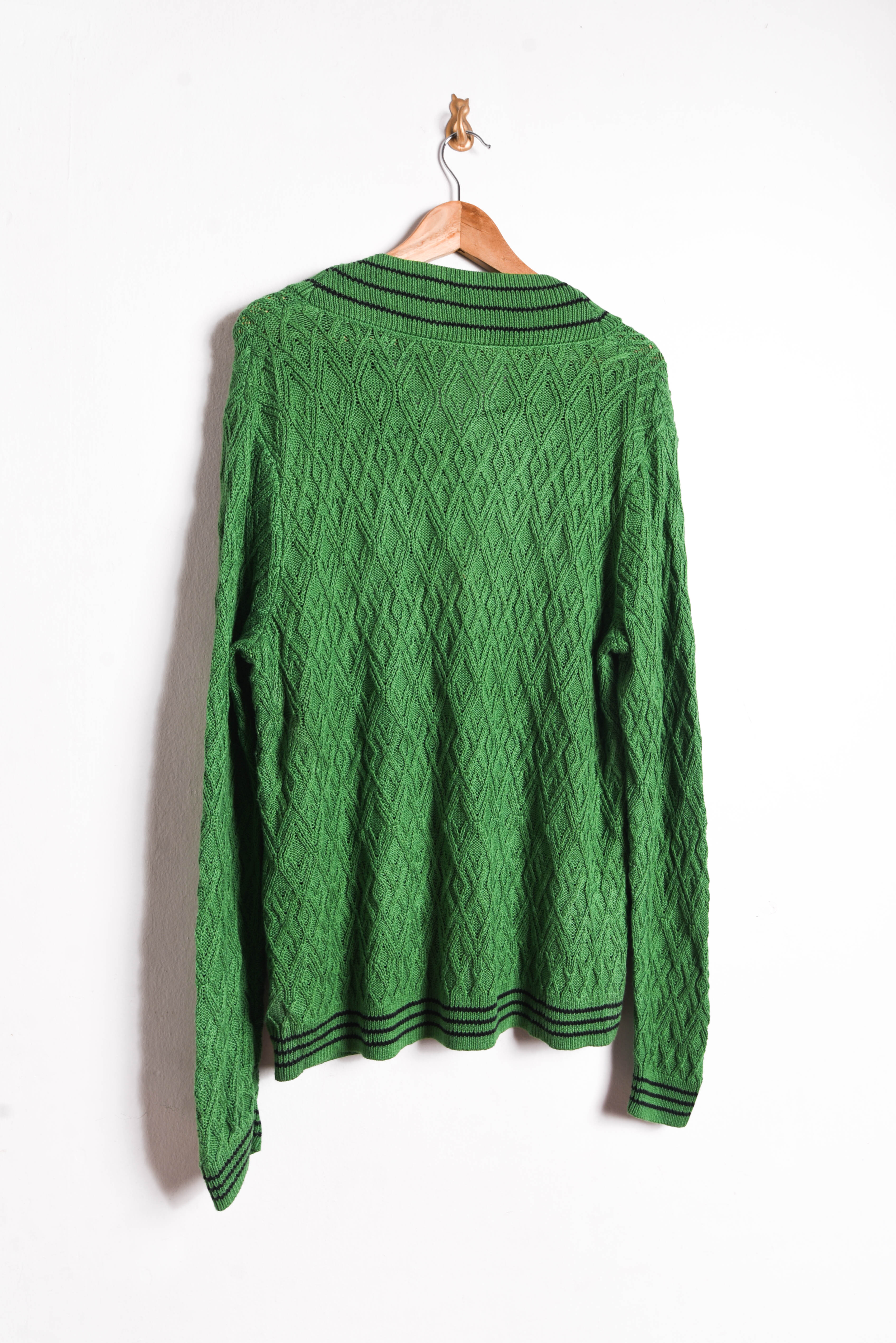 Chaleco verde y negro