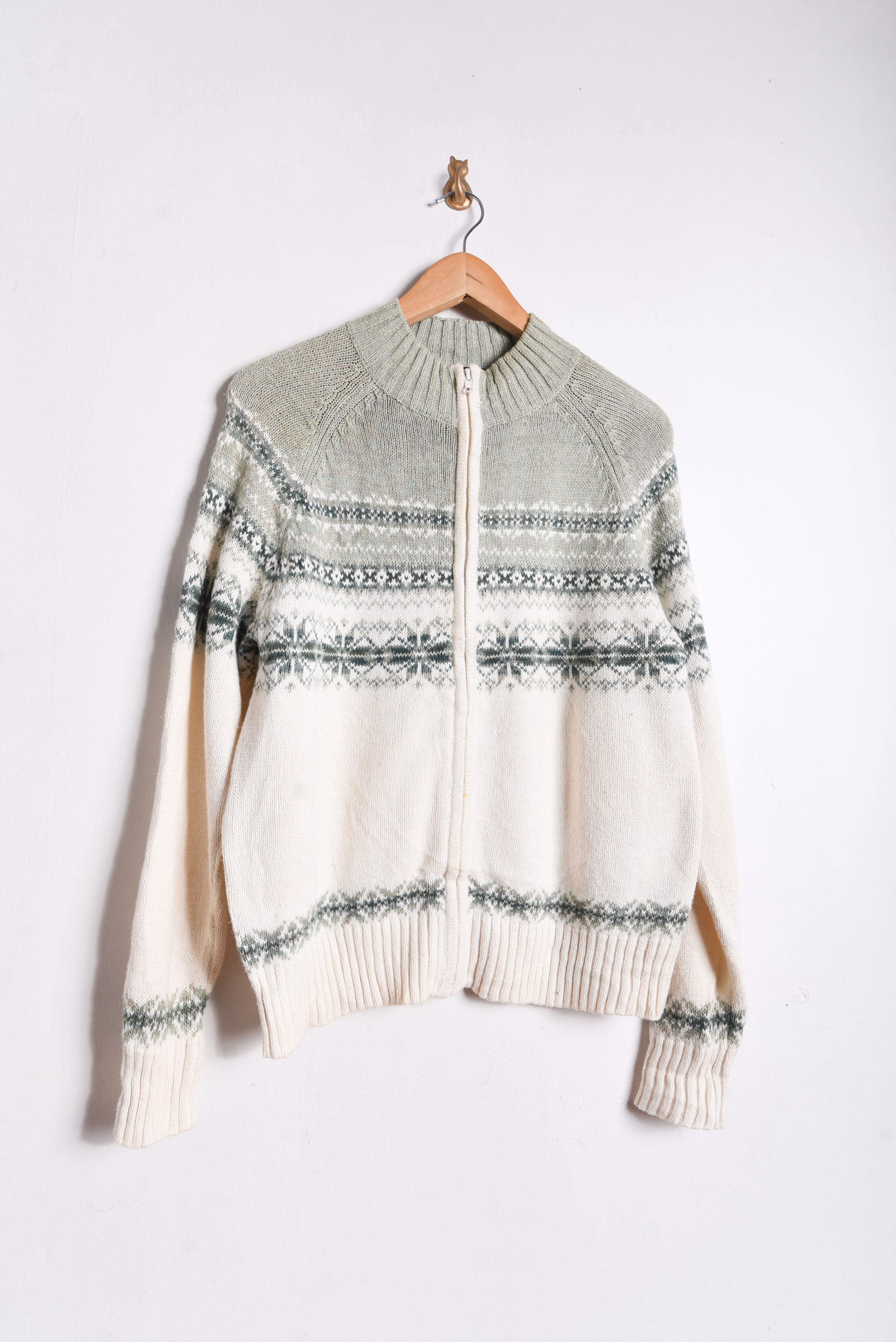 Chaleco nórdico pastel vintage