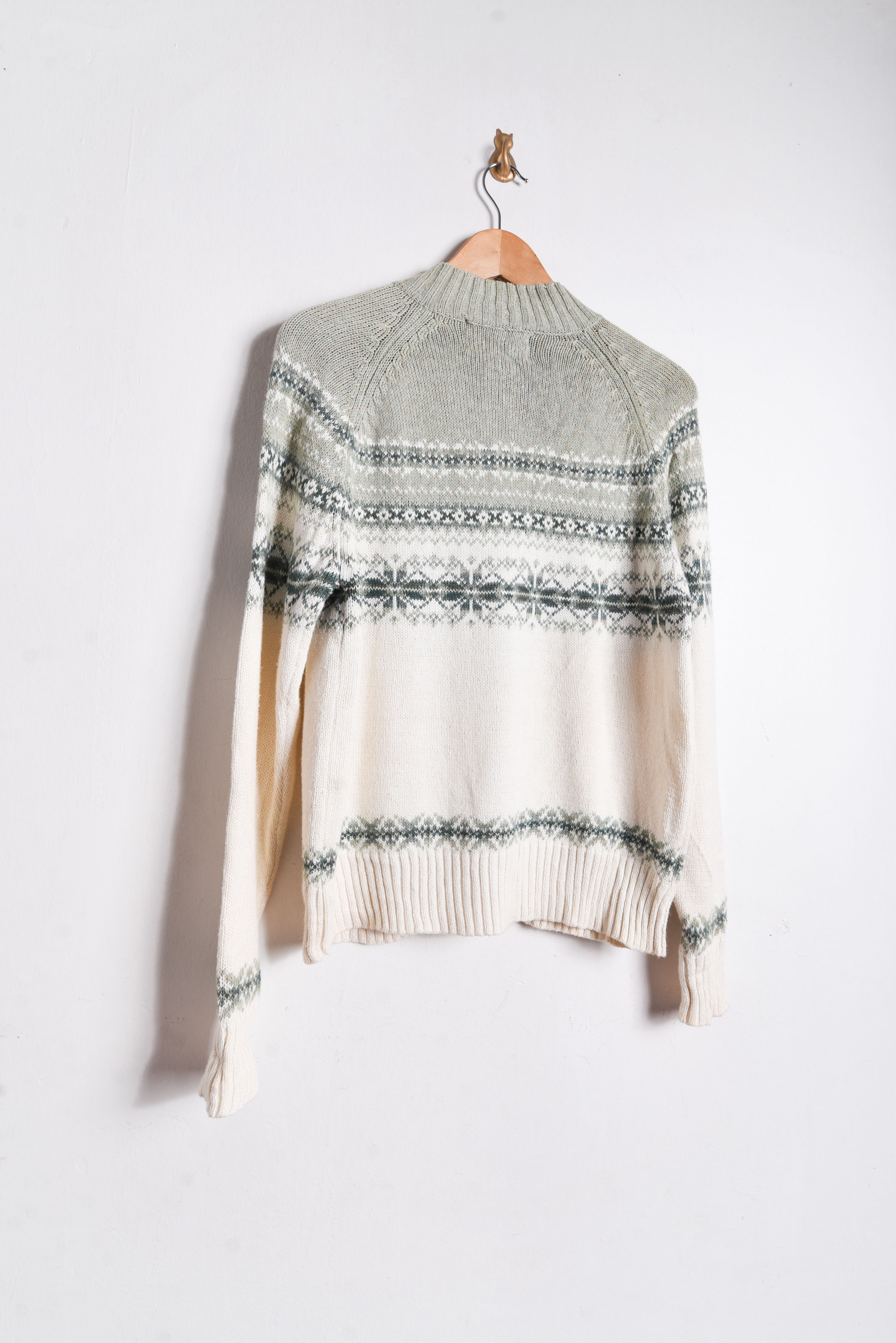 Chaleco nórdico pastel vintage