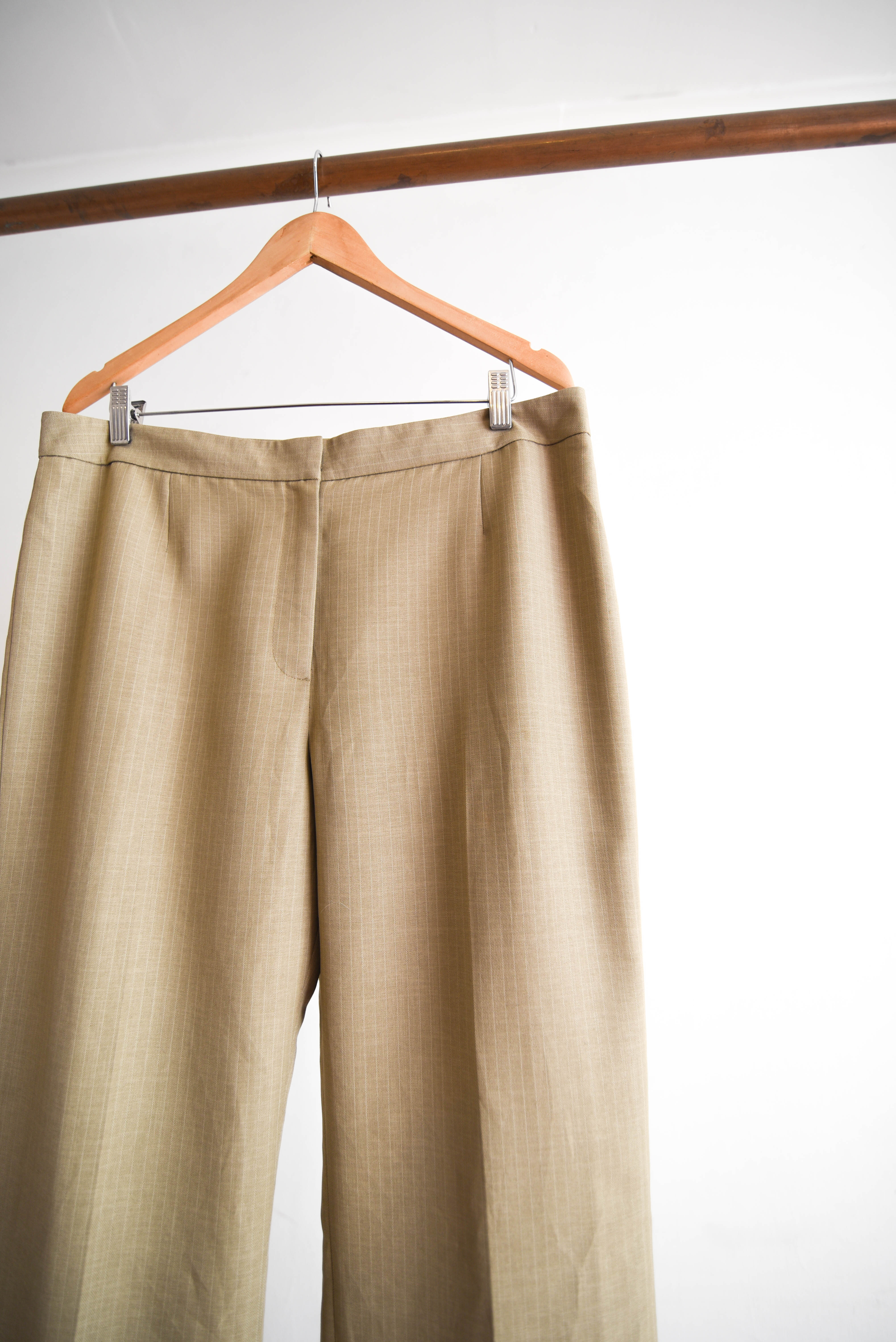 Pantalón café formal vntg