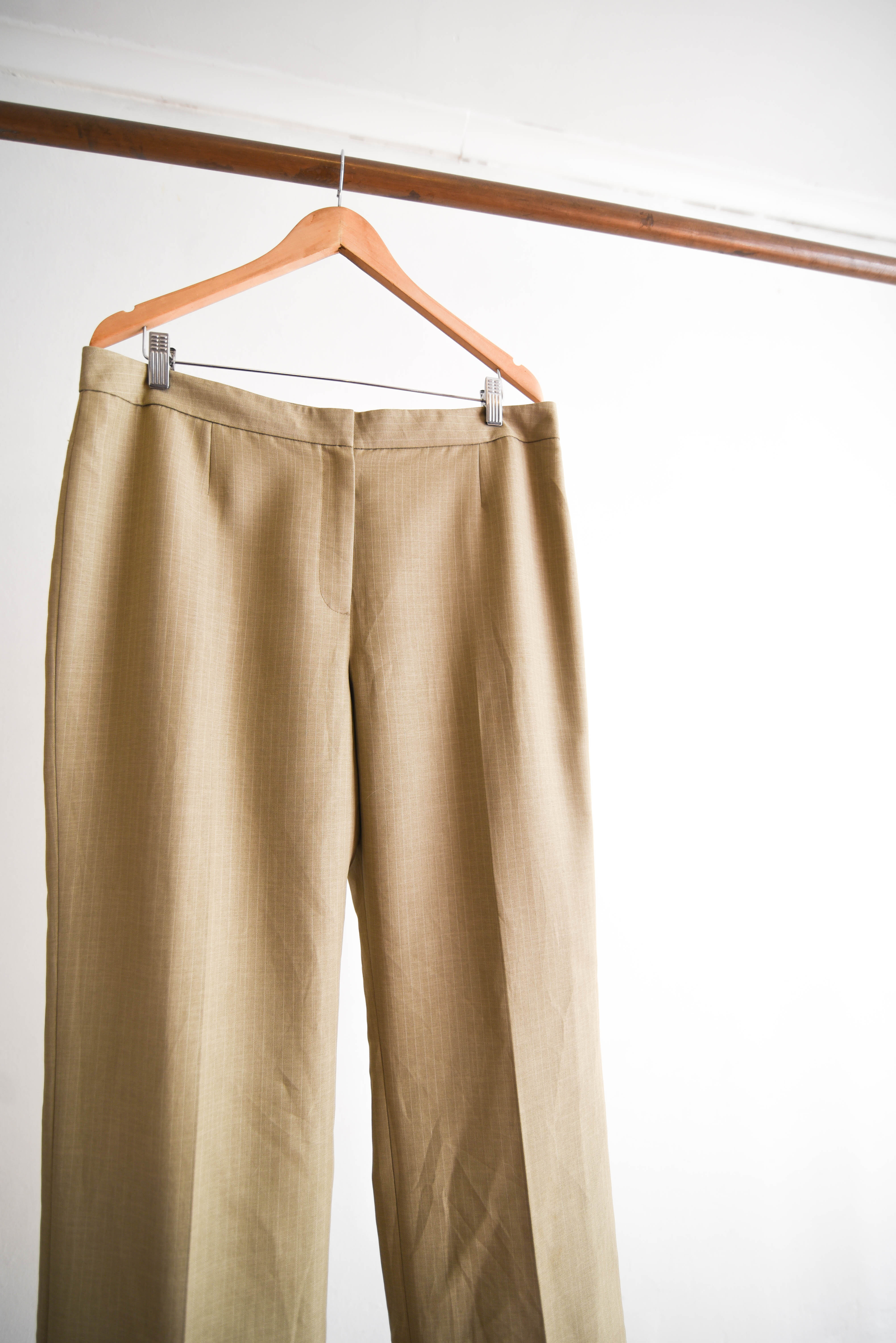 Pantalón café formal vntg