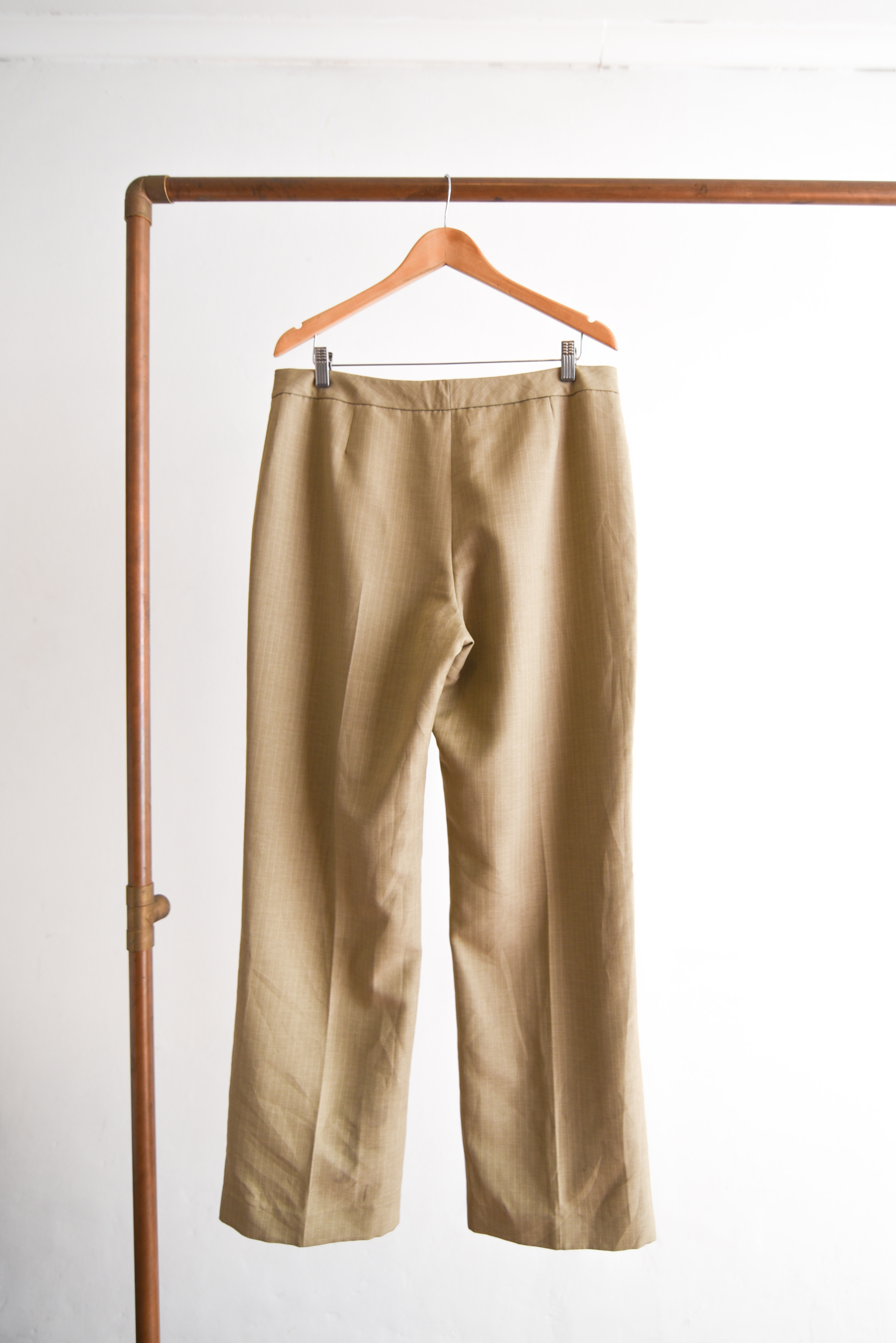 Pantalón café formal vntg