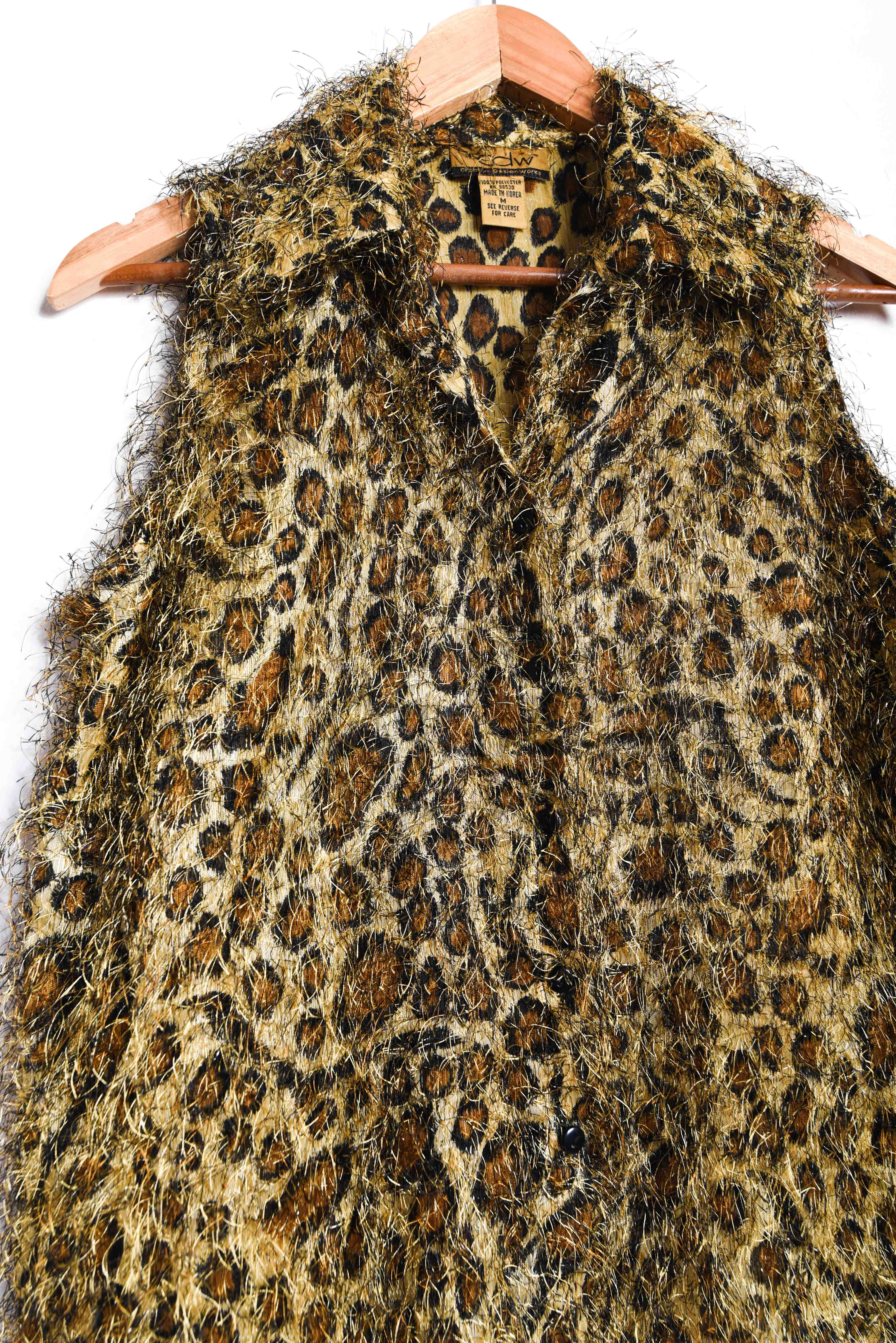 Blusa animal print furry