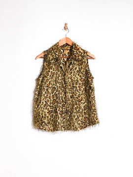 Blusa animal print furry