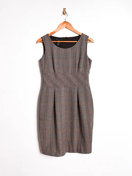 Vestido café otoñal Gales