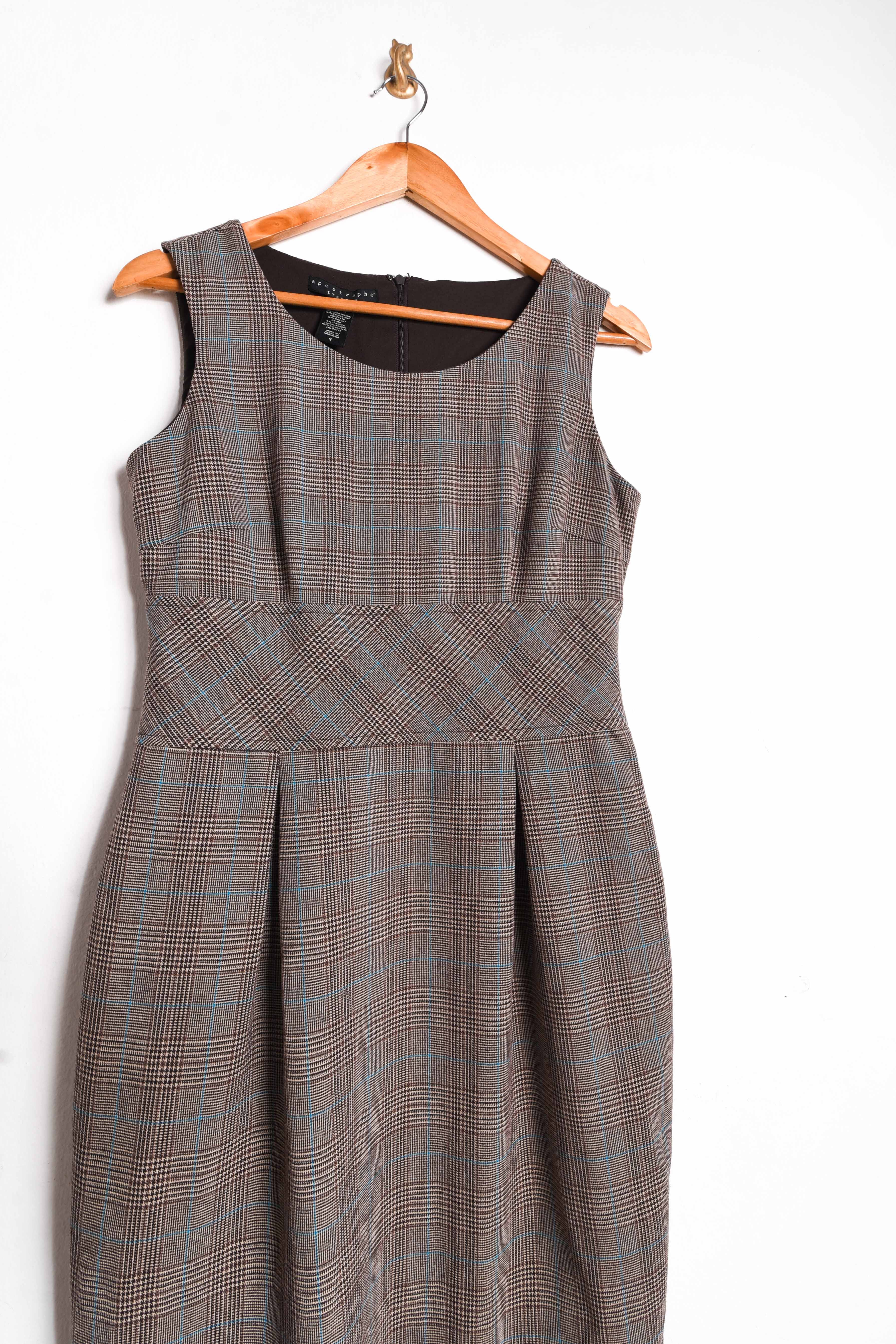 Vestido café otoñal Gales