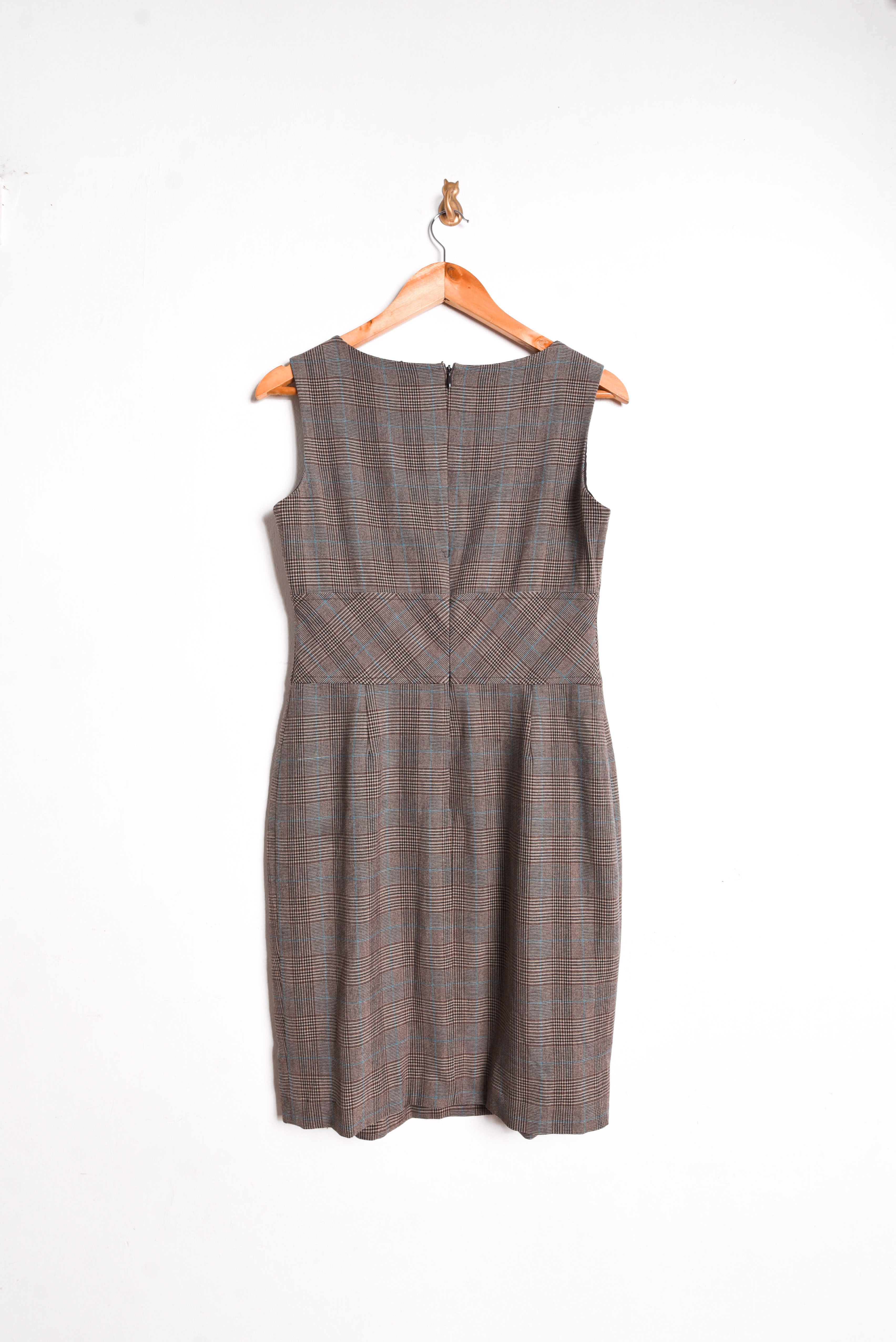 Vestido café otoñal Gales