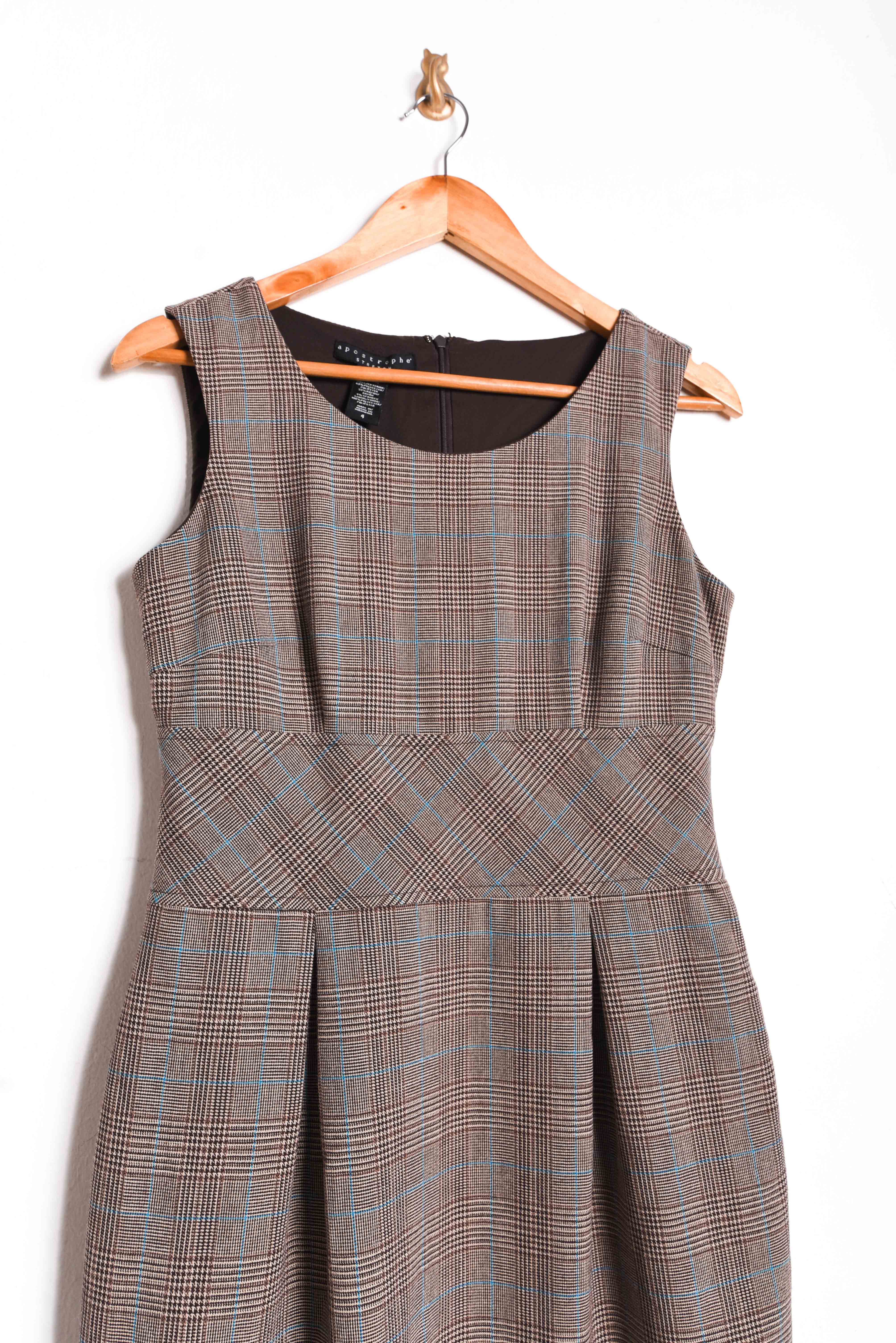 Vestido café otoñal Gales