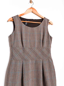 Vestido café otoñal Gales