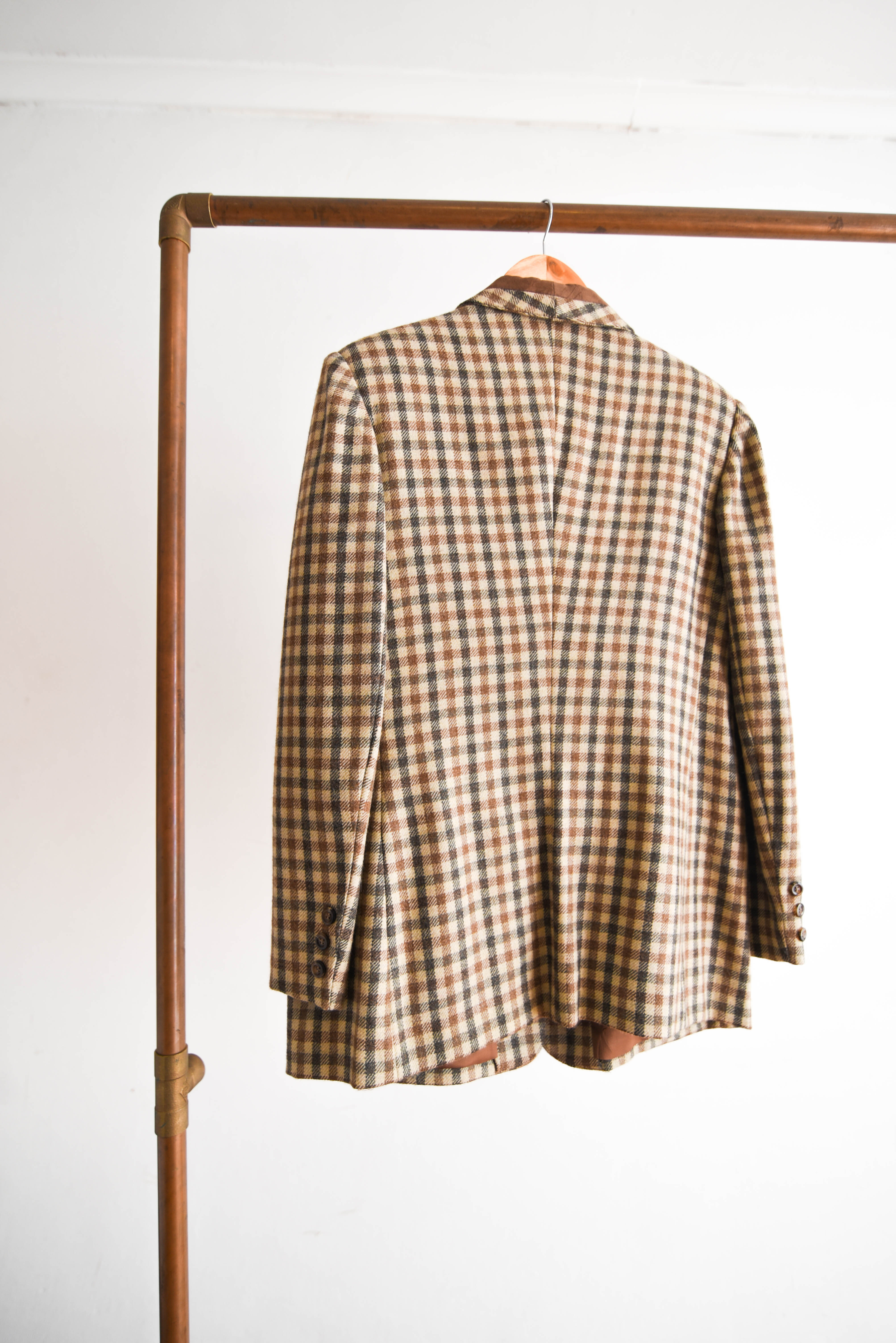 Conjunto vintage gingham made in Chile