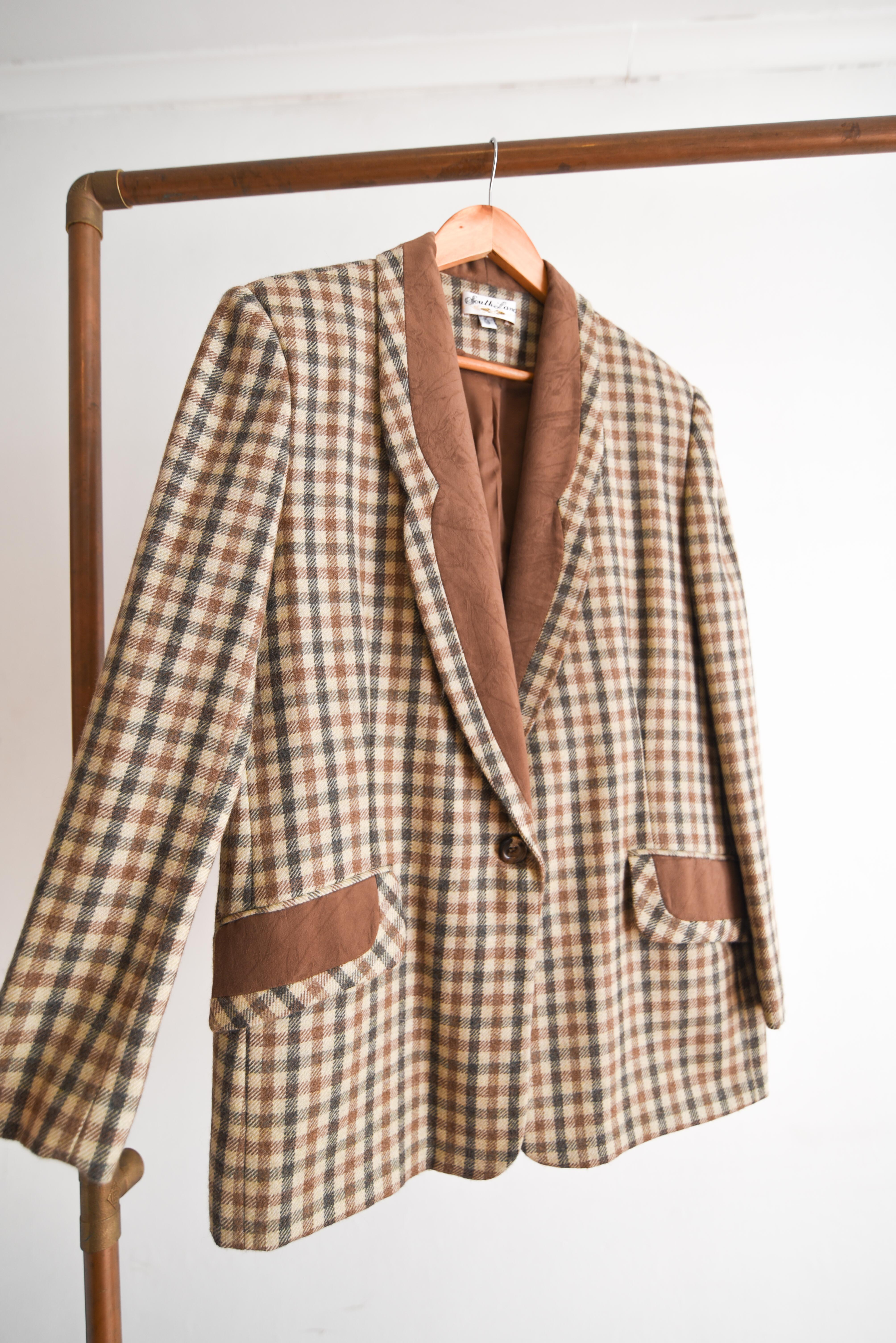 Conjunto vintage gingham made in Chile