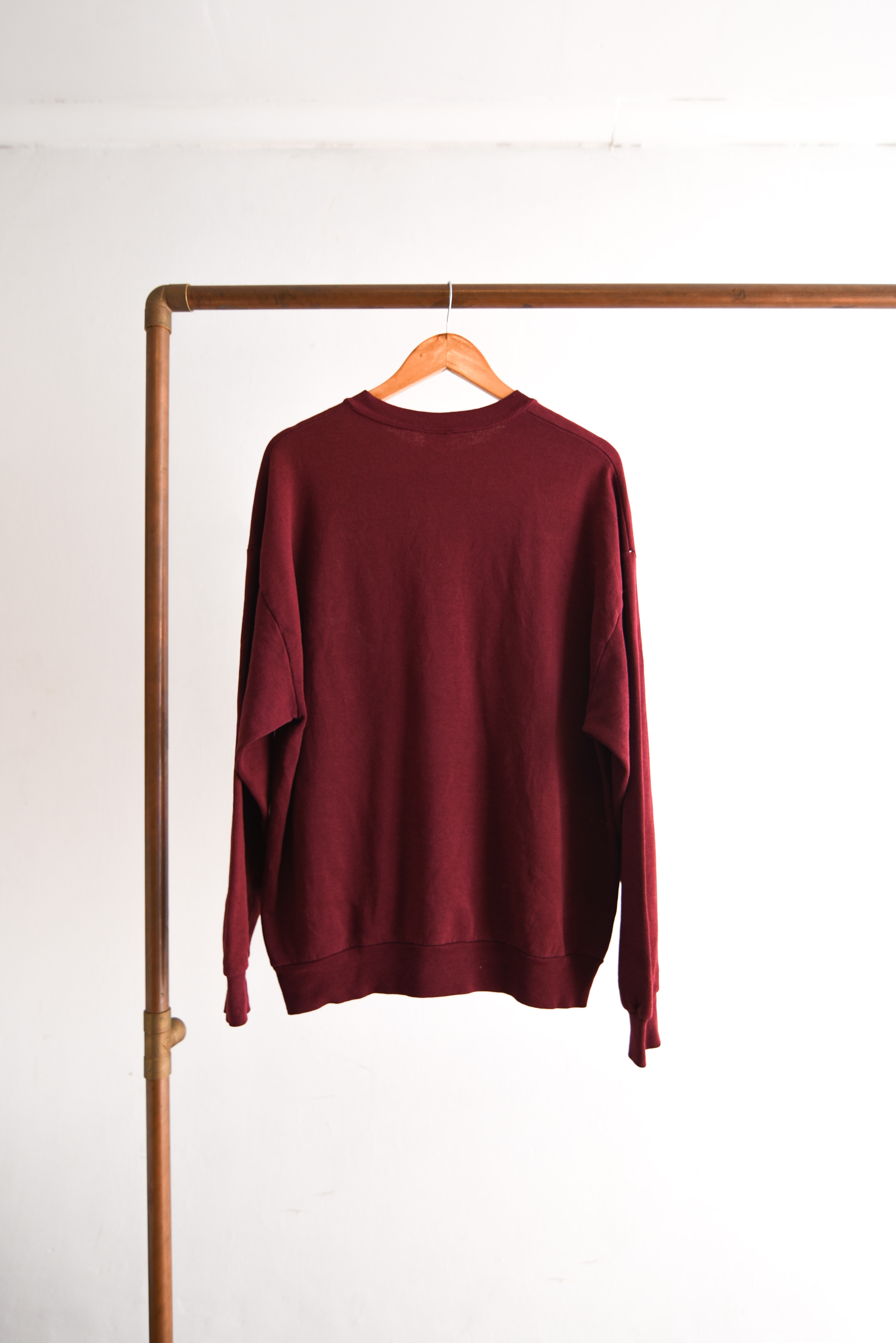 Polerón burdeo floral 90s