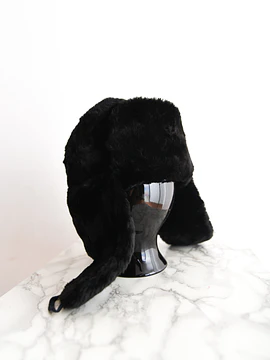 Sombrero peludo Soviético vintage