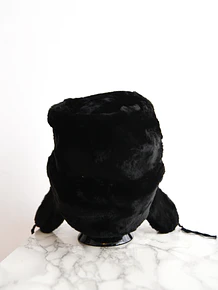 Sombrero peludo Soviético vintage