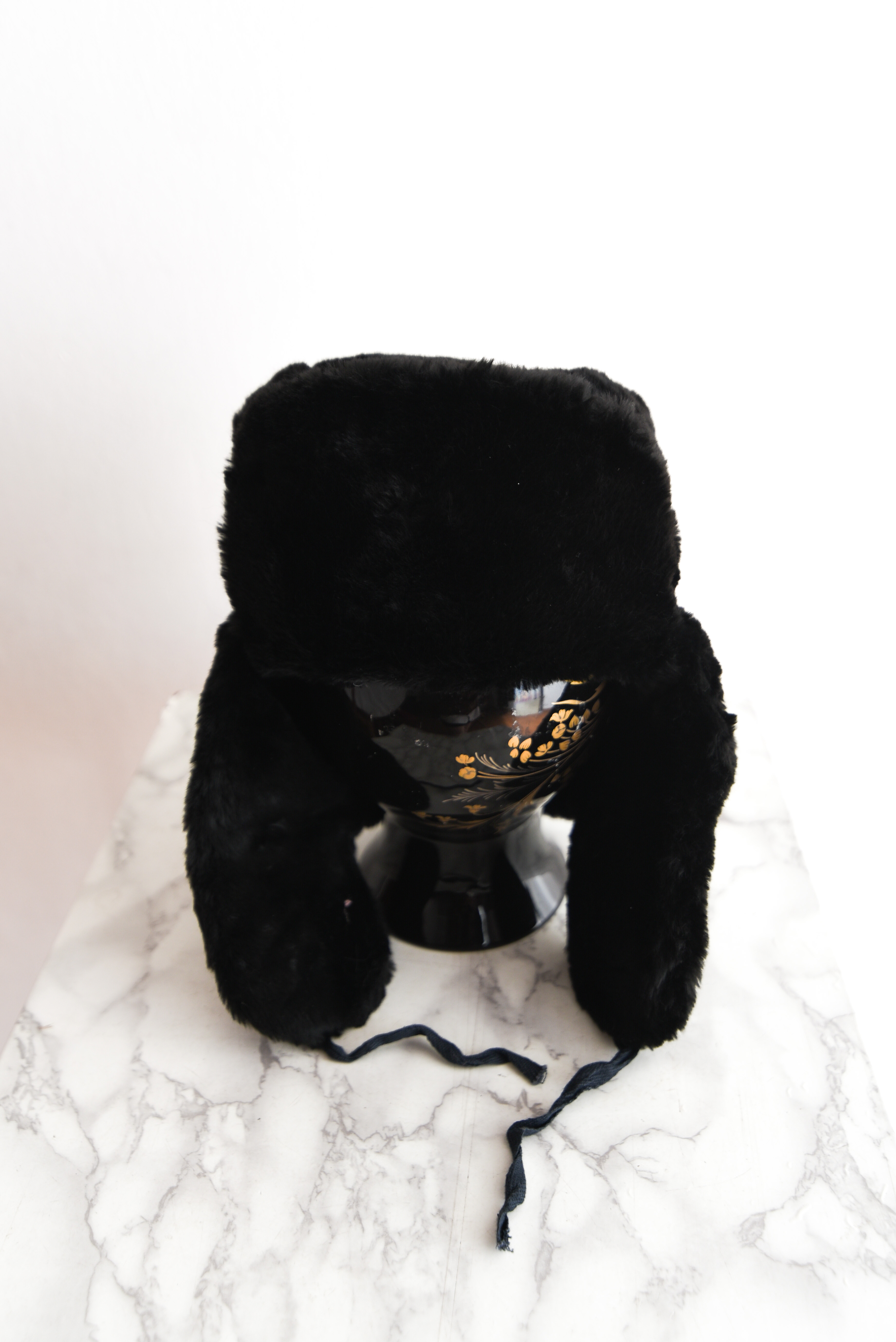 Sombrero peludo Soviético vintage