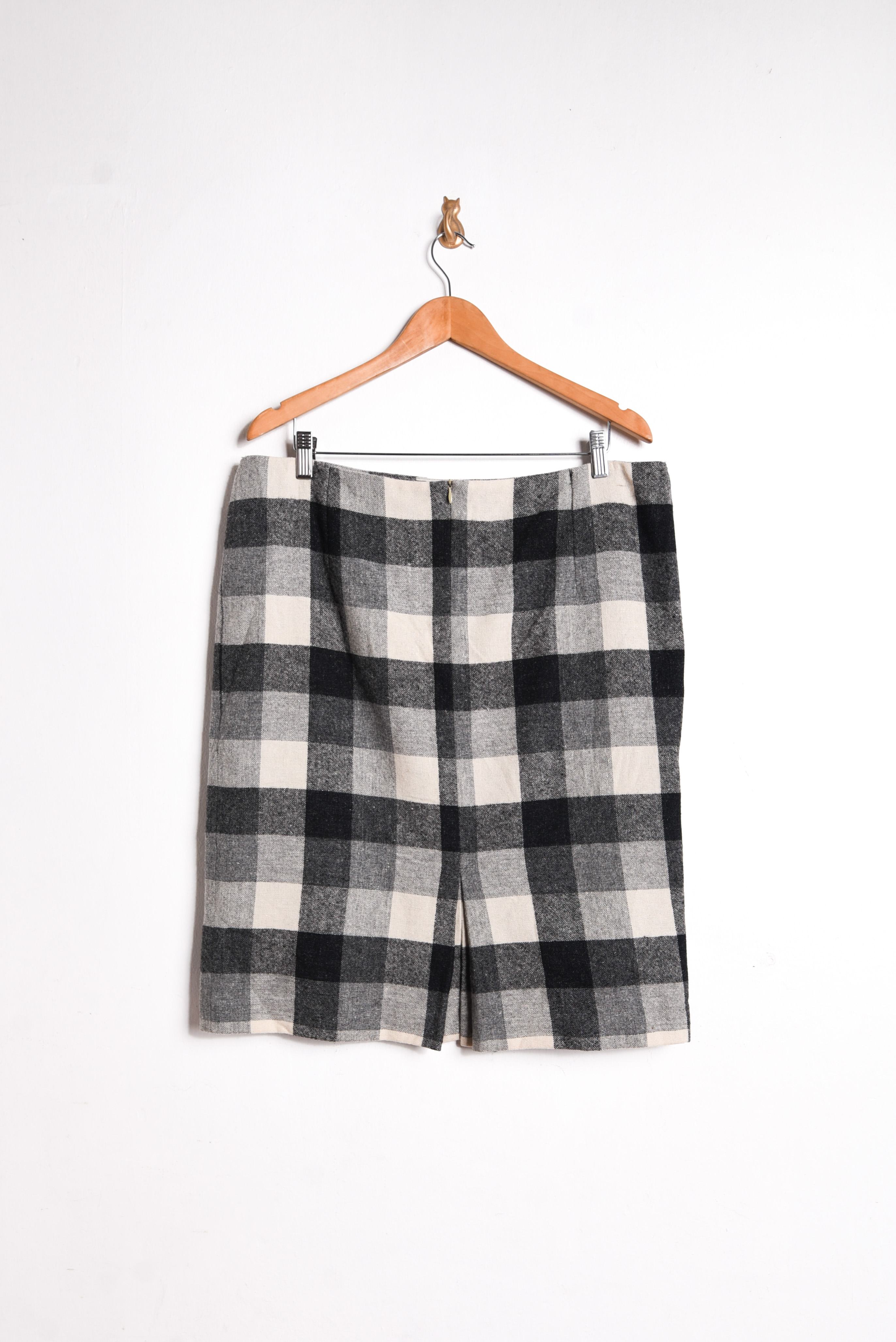 Falda a cuadros vntg
