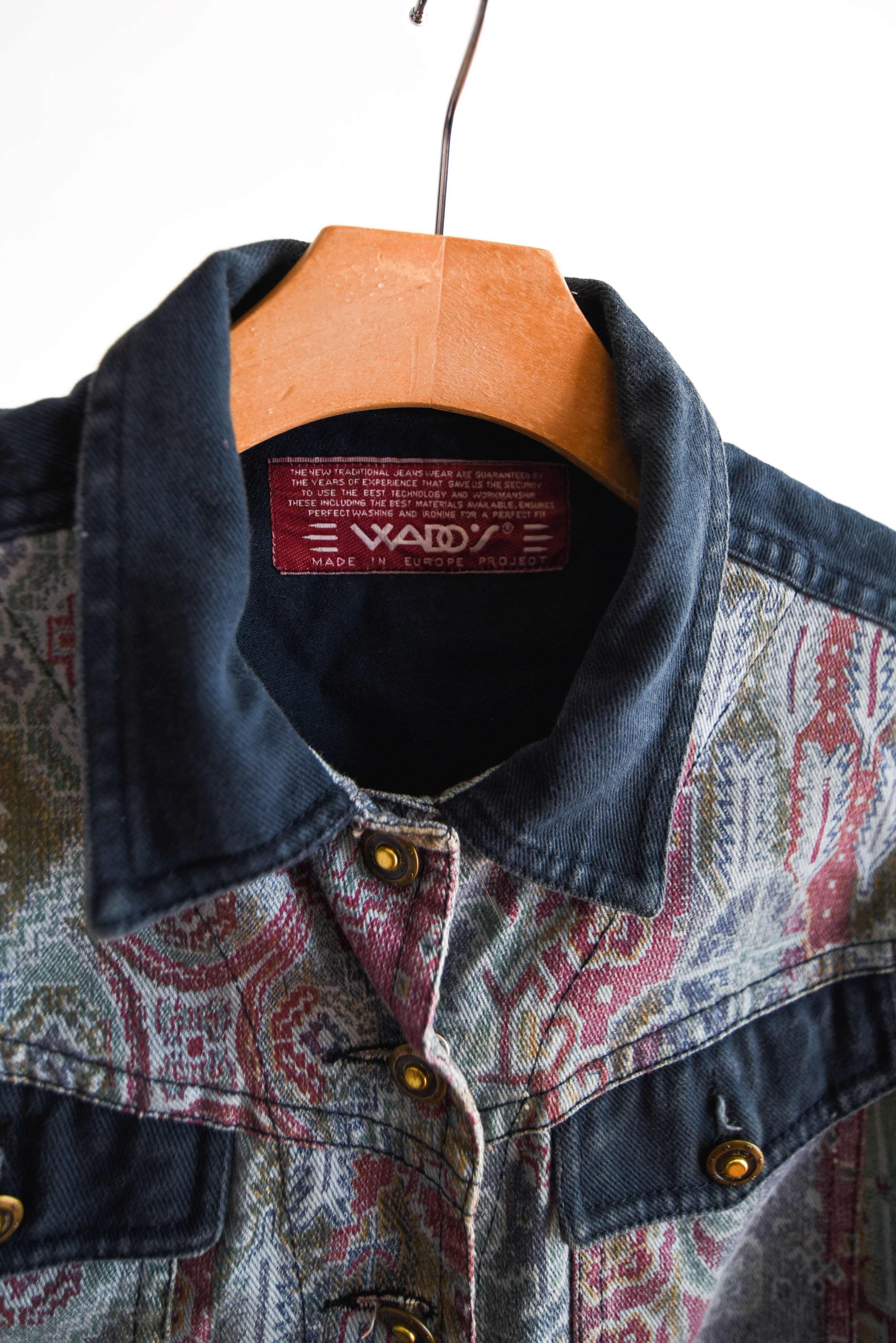 Chaqueta denim crop vntg