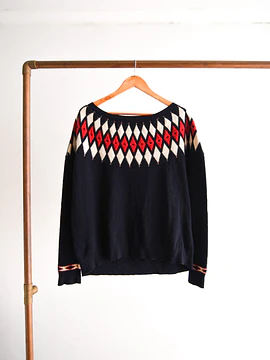 Chaleco lana rombos Laura Ashley