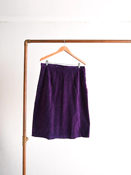 Falda purple terciopelo vintage