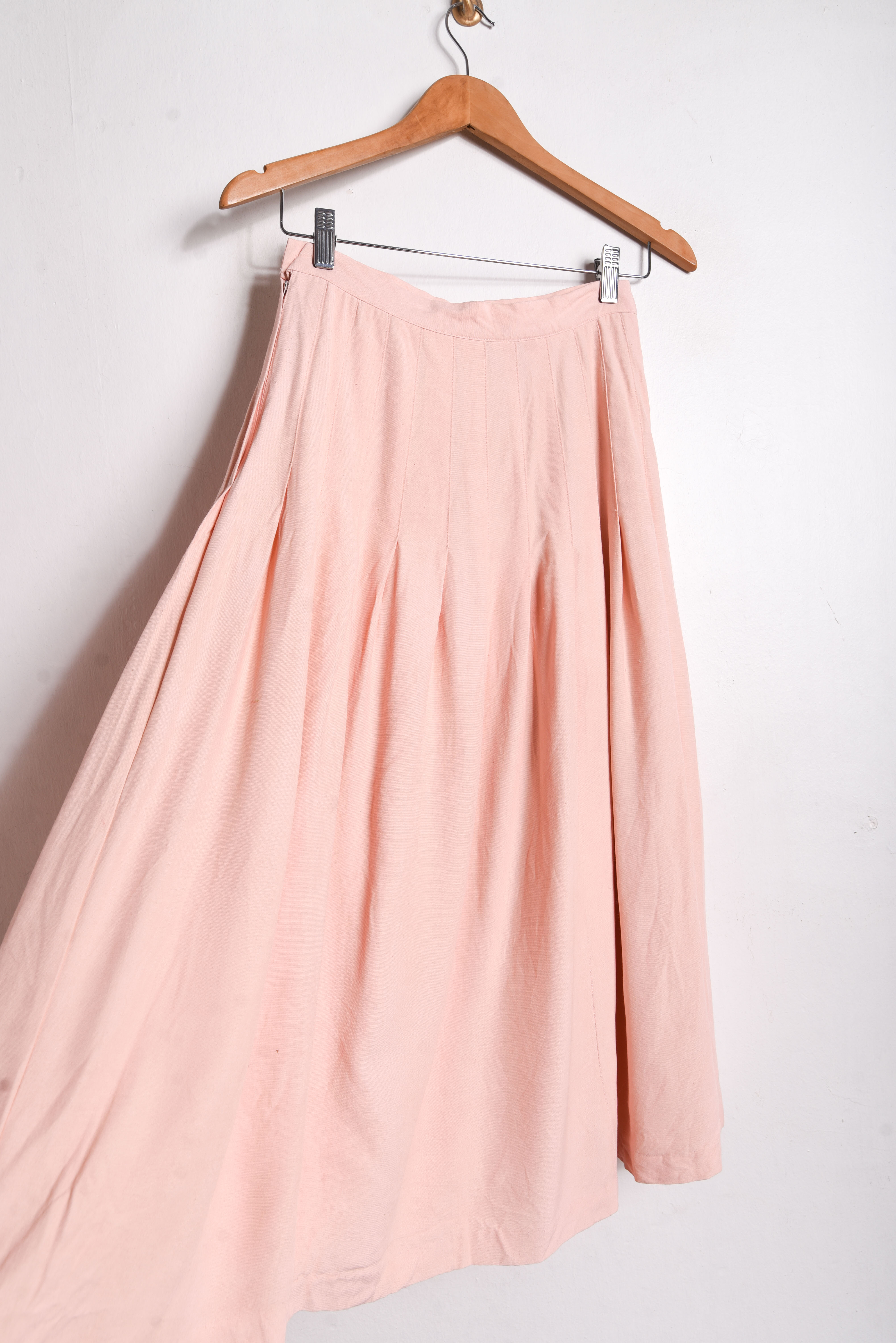 Falda rosa pastel 90s tablas