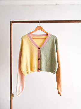 Cardigan pastel crop