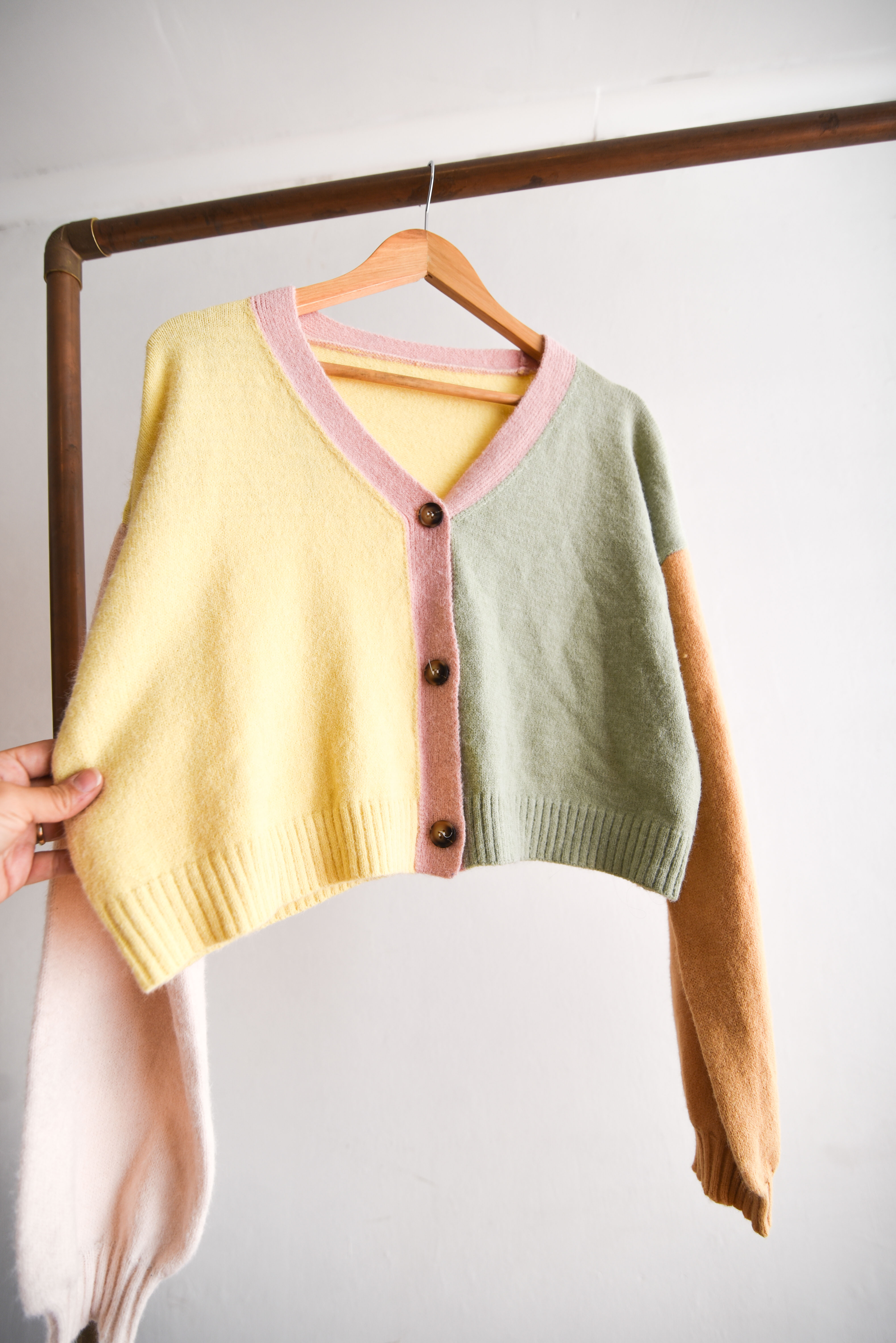 Cardigan pastel crop