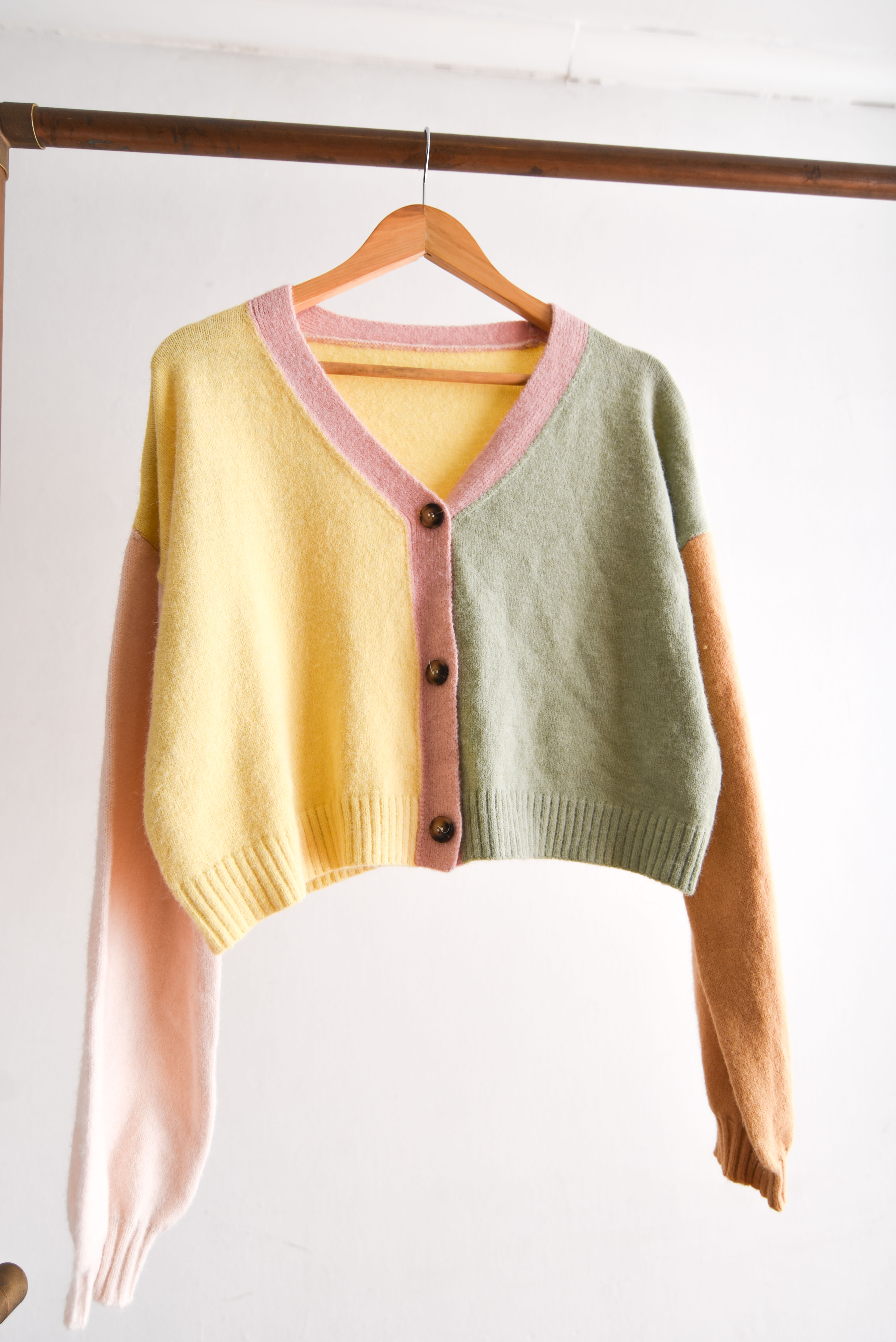 Cardigan pastel crop