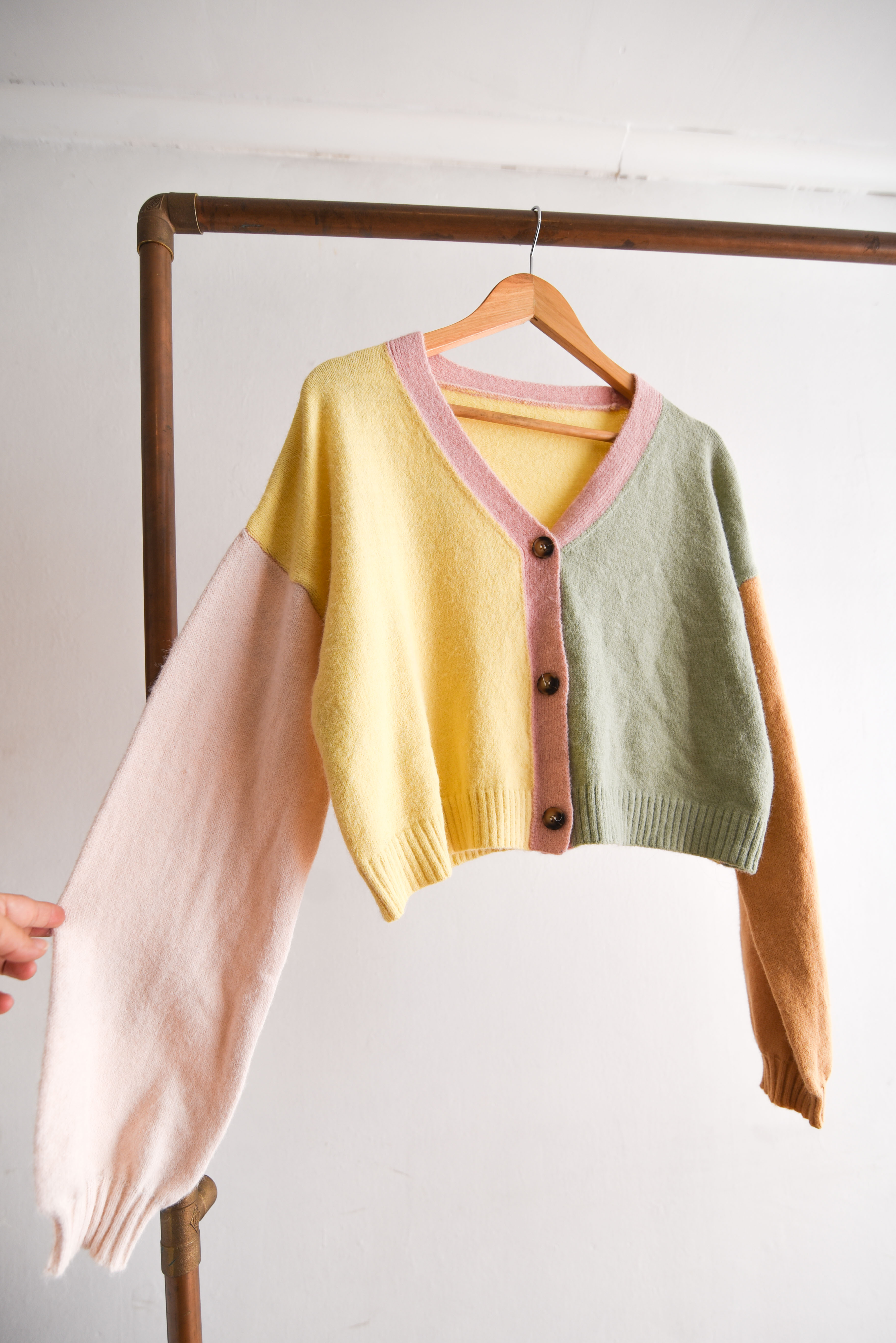 Cardigan pastel crop