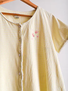 Camisa lencera gingham pastel