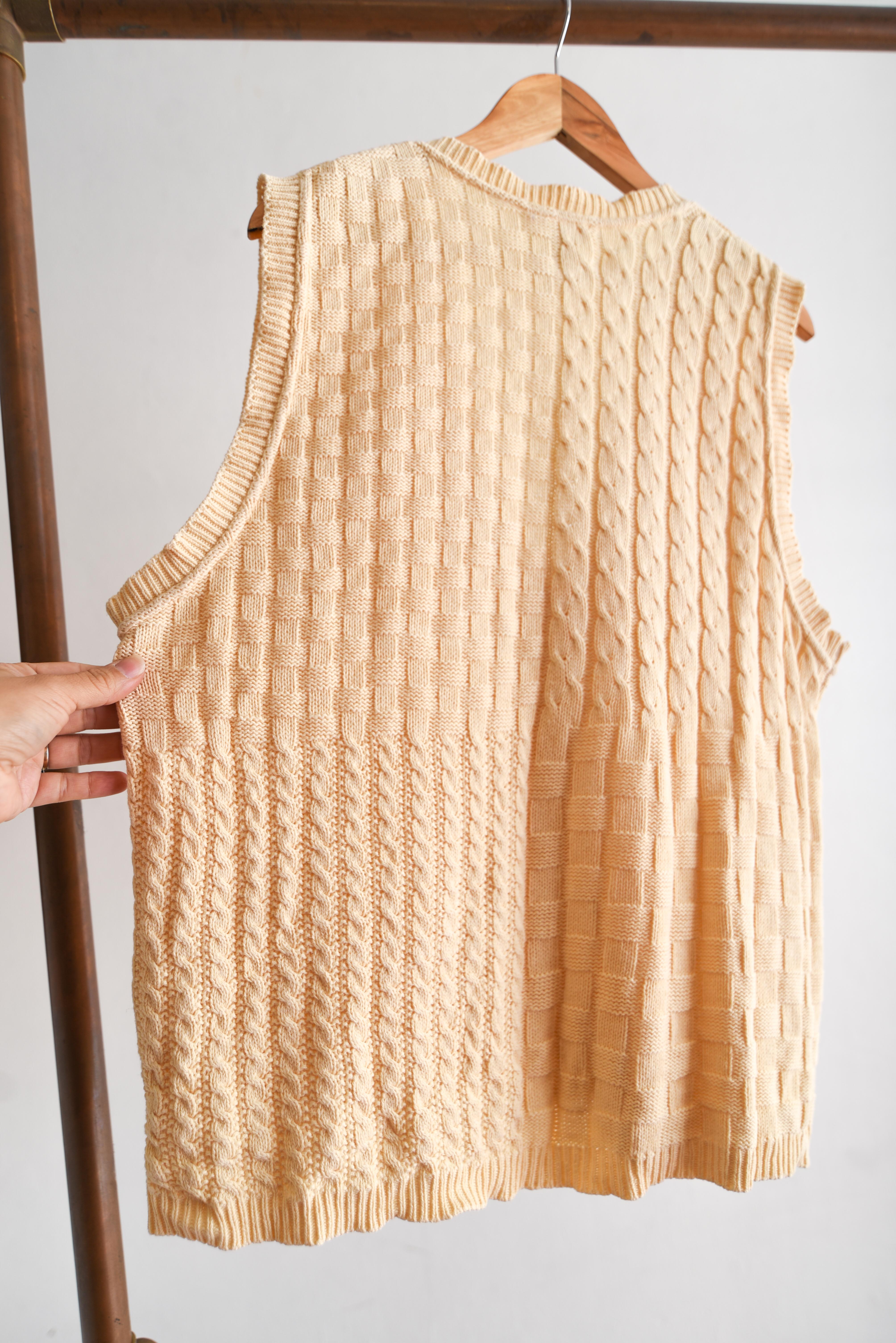 Sweater vest butter vintage