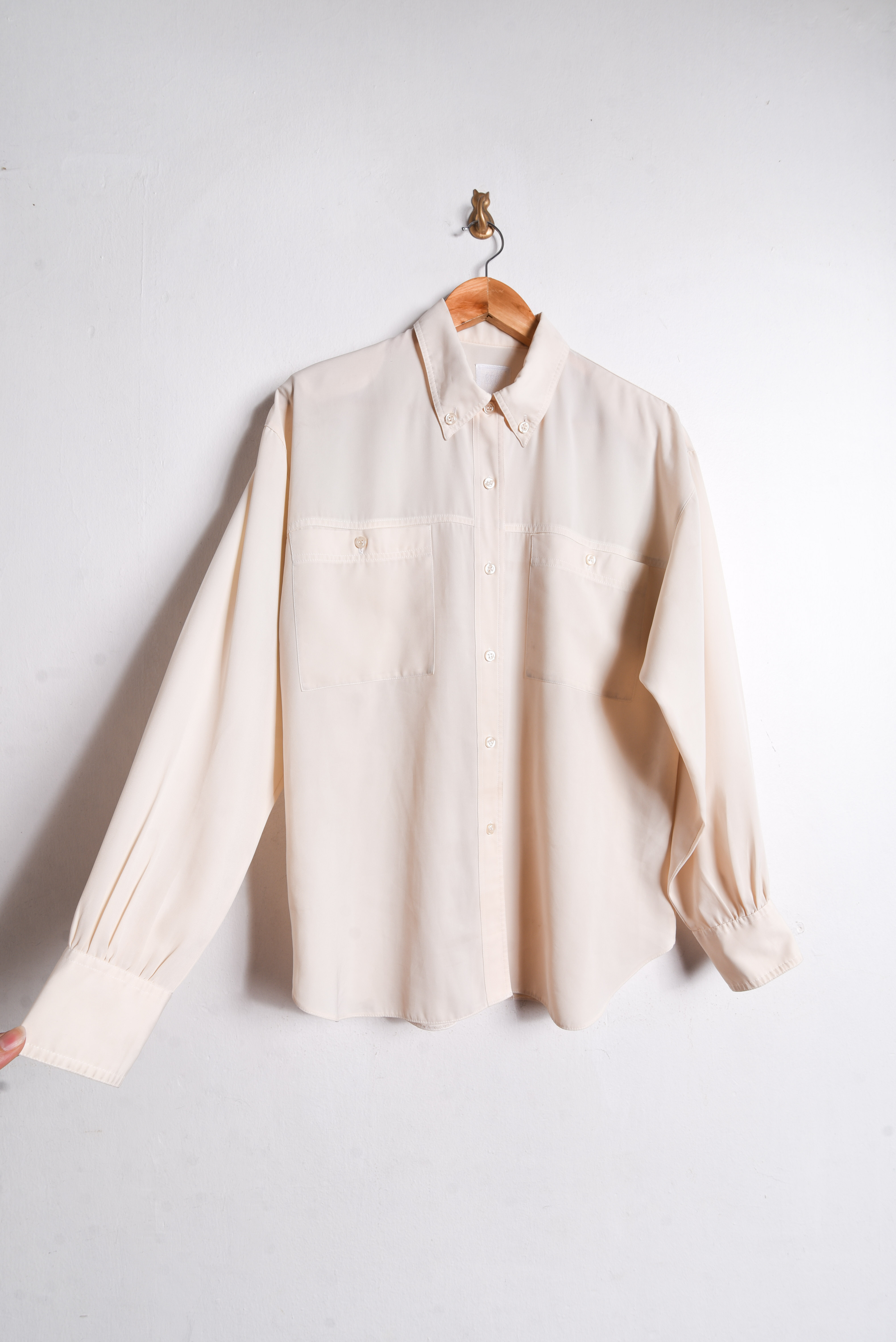 Blusa marfil vintage Nino Mori