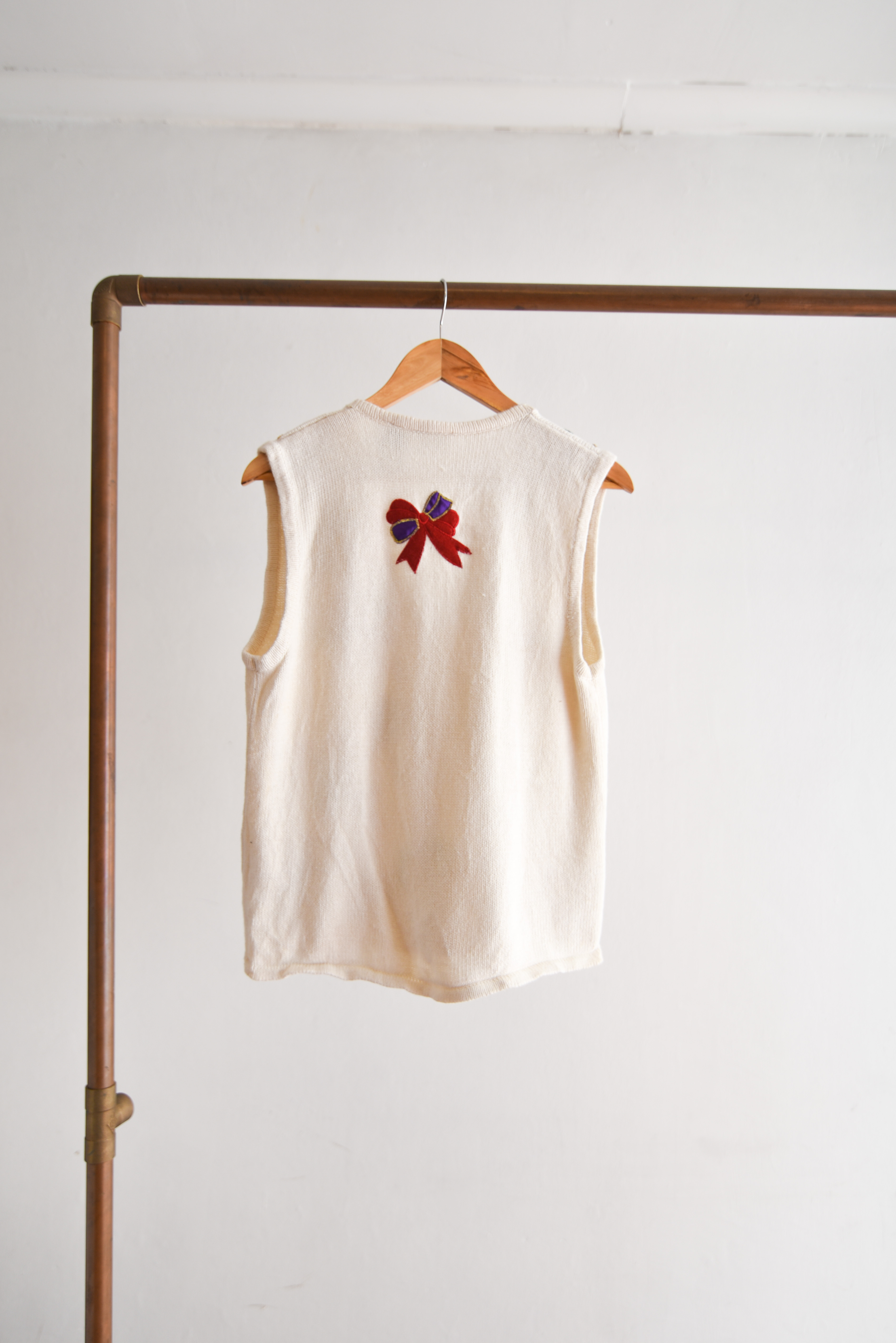 Sweater vest bordado vintage