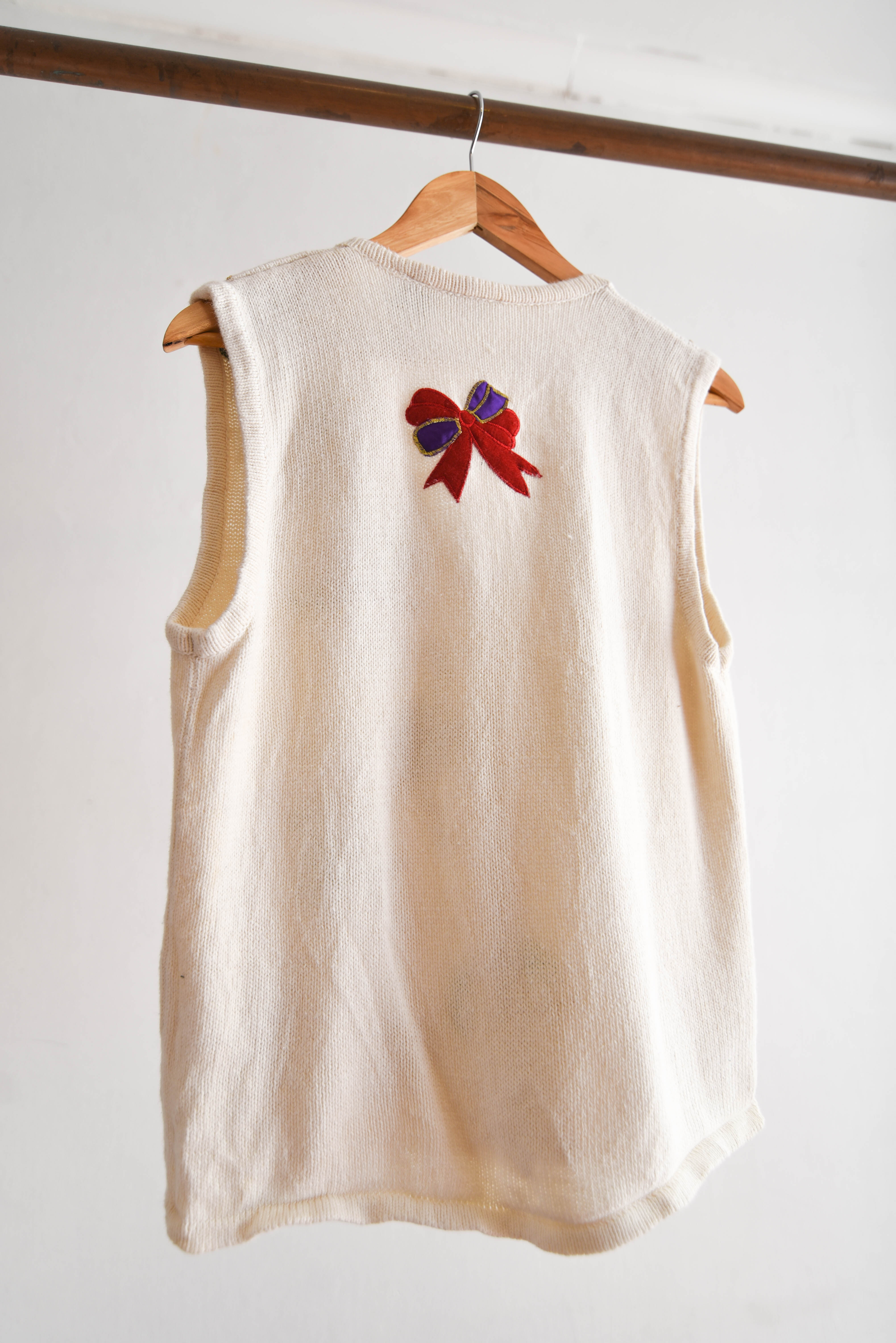 Sweater vest bordado vintage